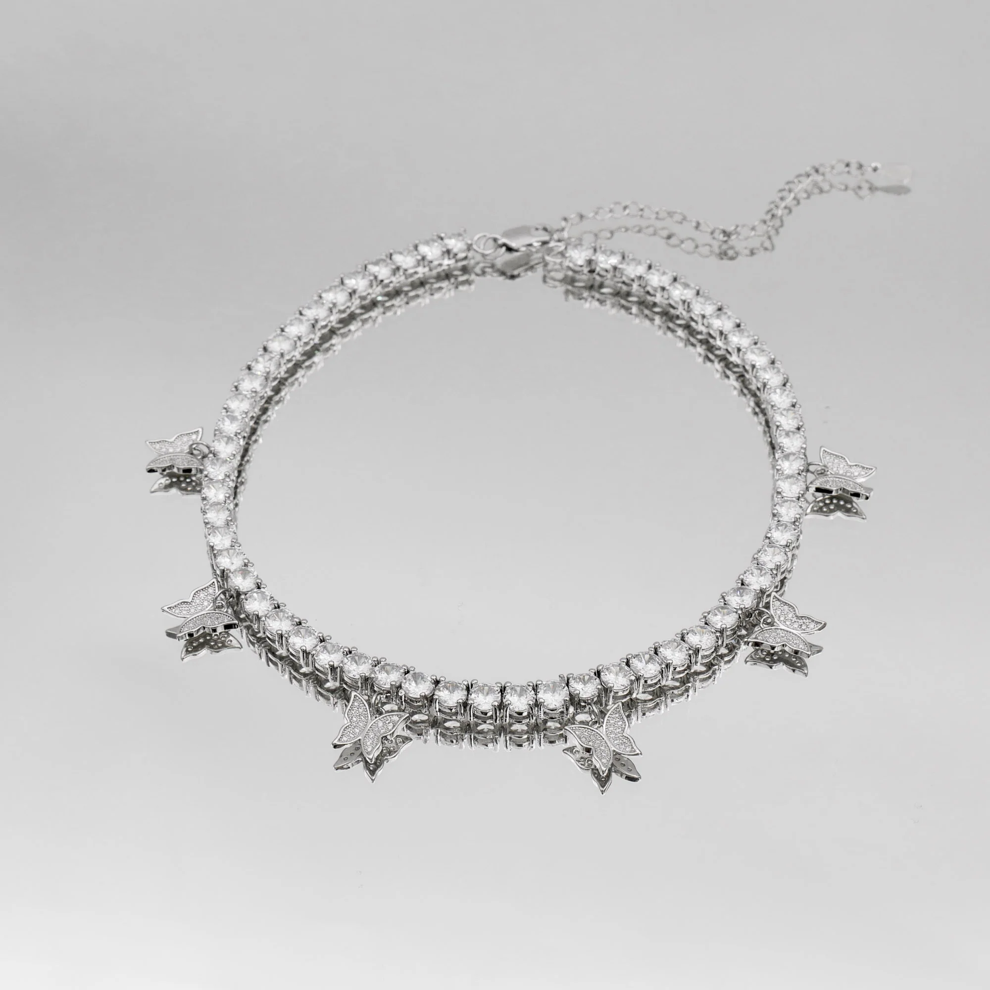 Butterfly Tennis CZ Choker | PRYA™ - Image 9