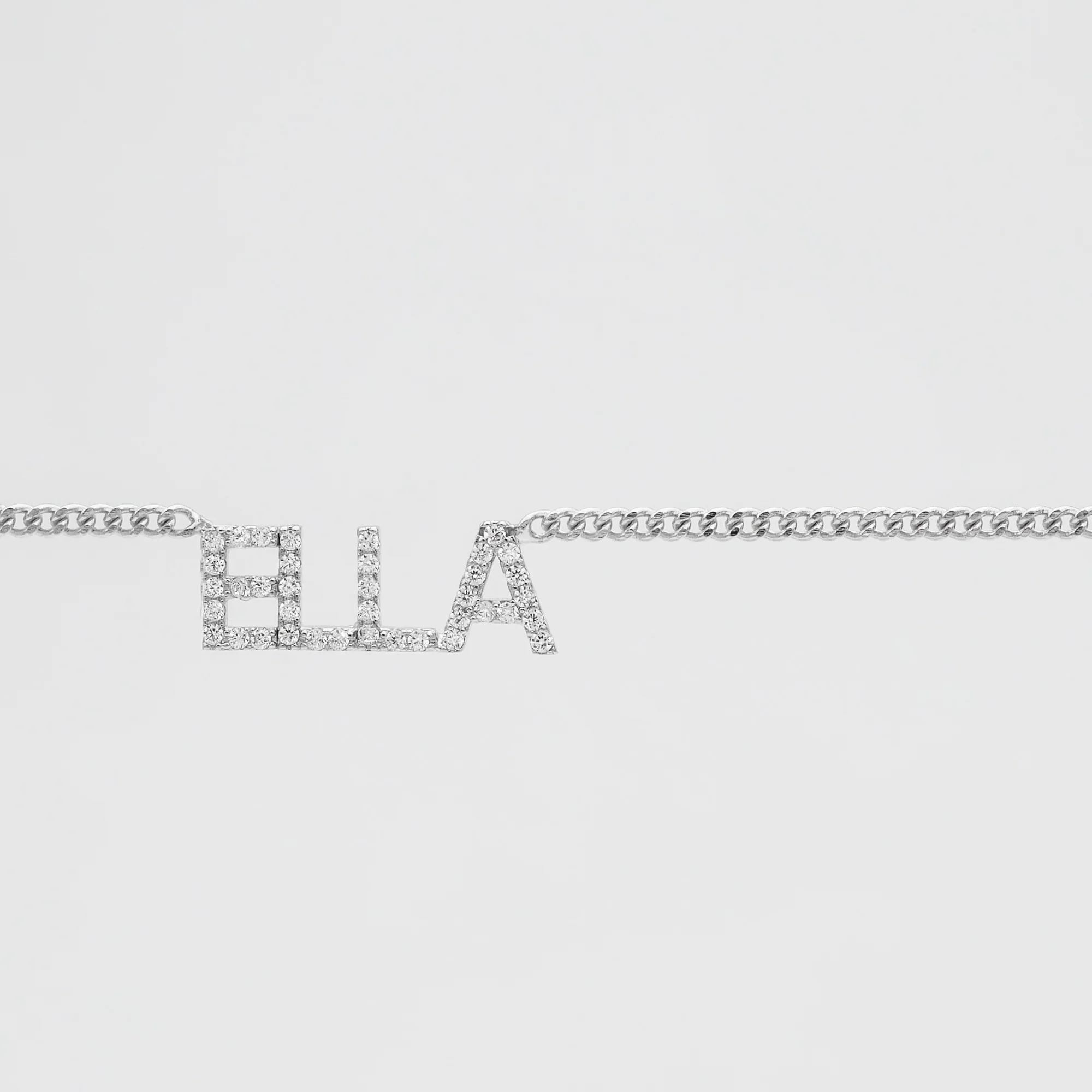 Olympia Pave Name Belly Chain - Image 6