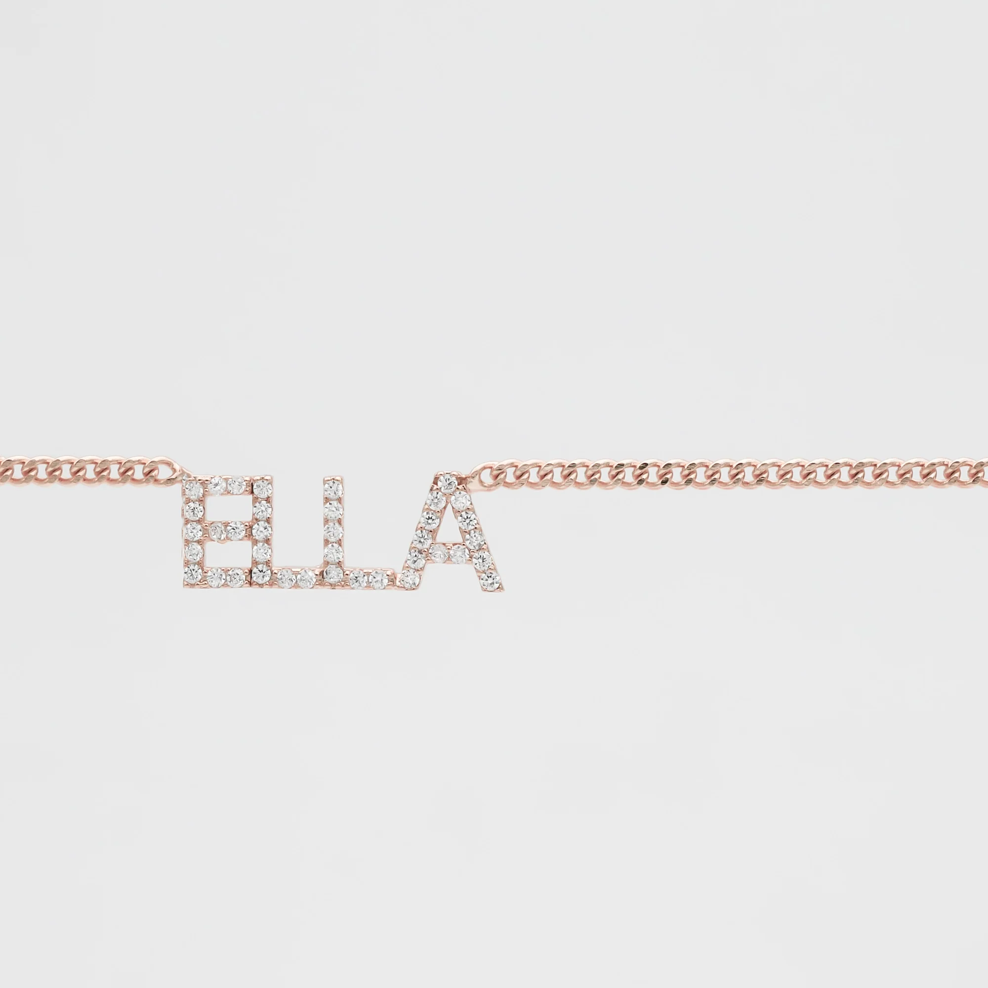 Olympia Pave Name Belly Chain - Image 9