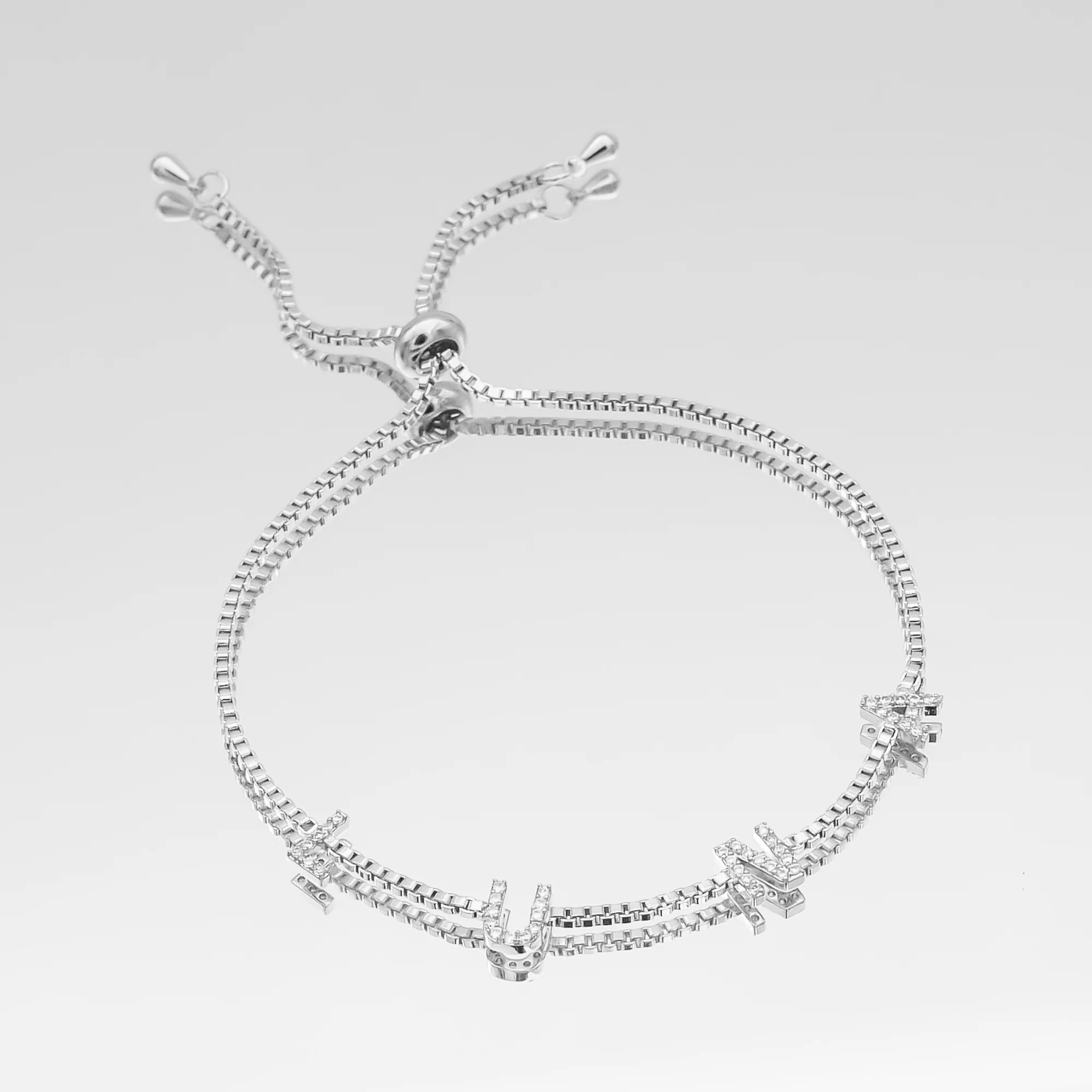 Pave Custom Name Bracelet - Image 10