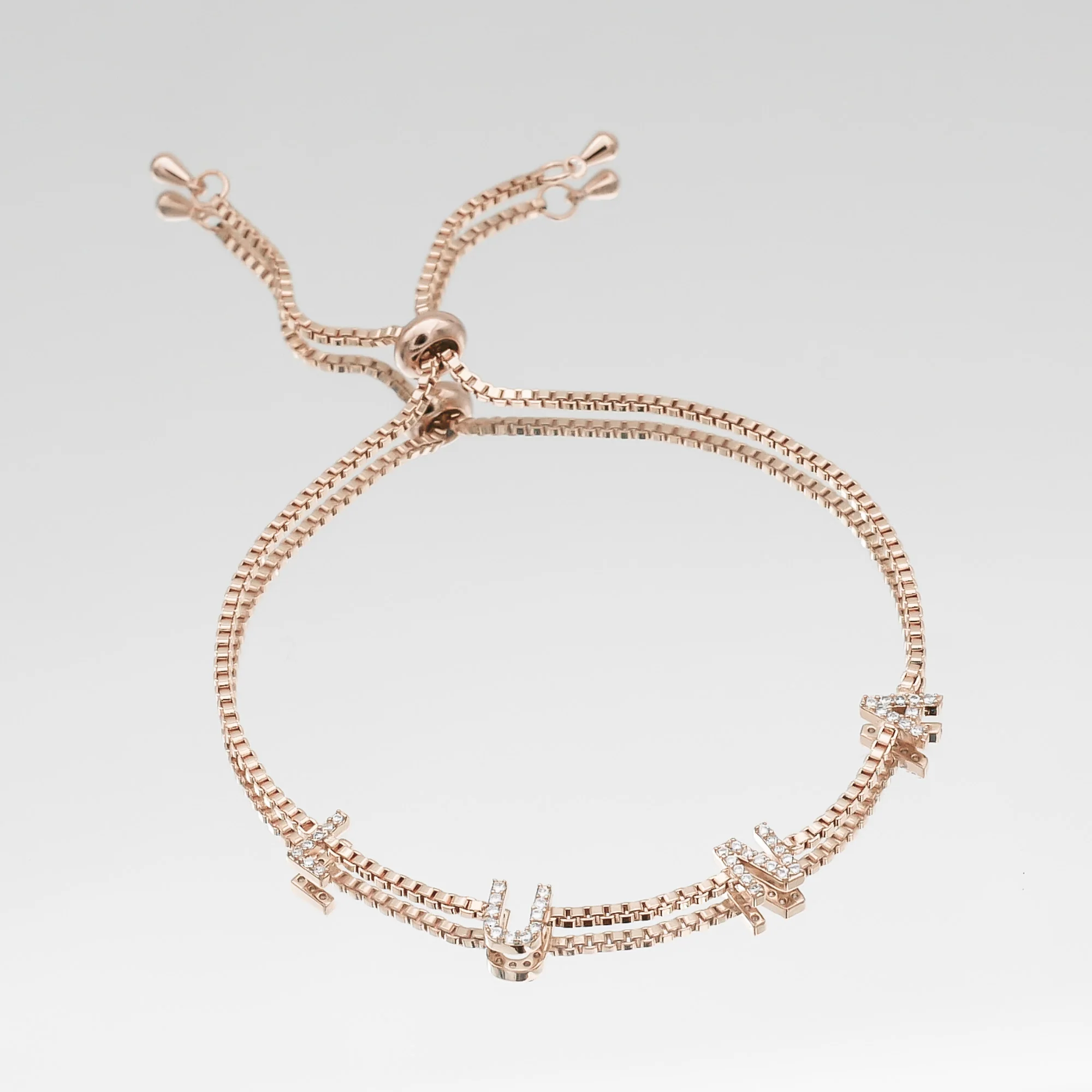 Pave Custom Name Bracelet - Image 11