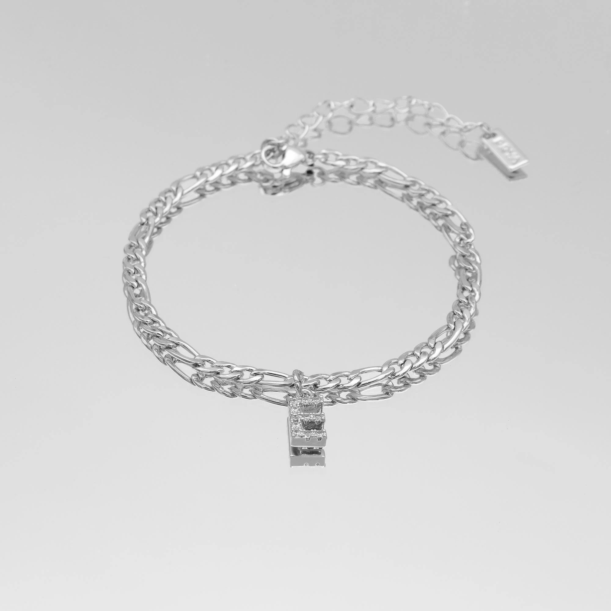 Pave Initial Anklet | Figaro - Image 31
