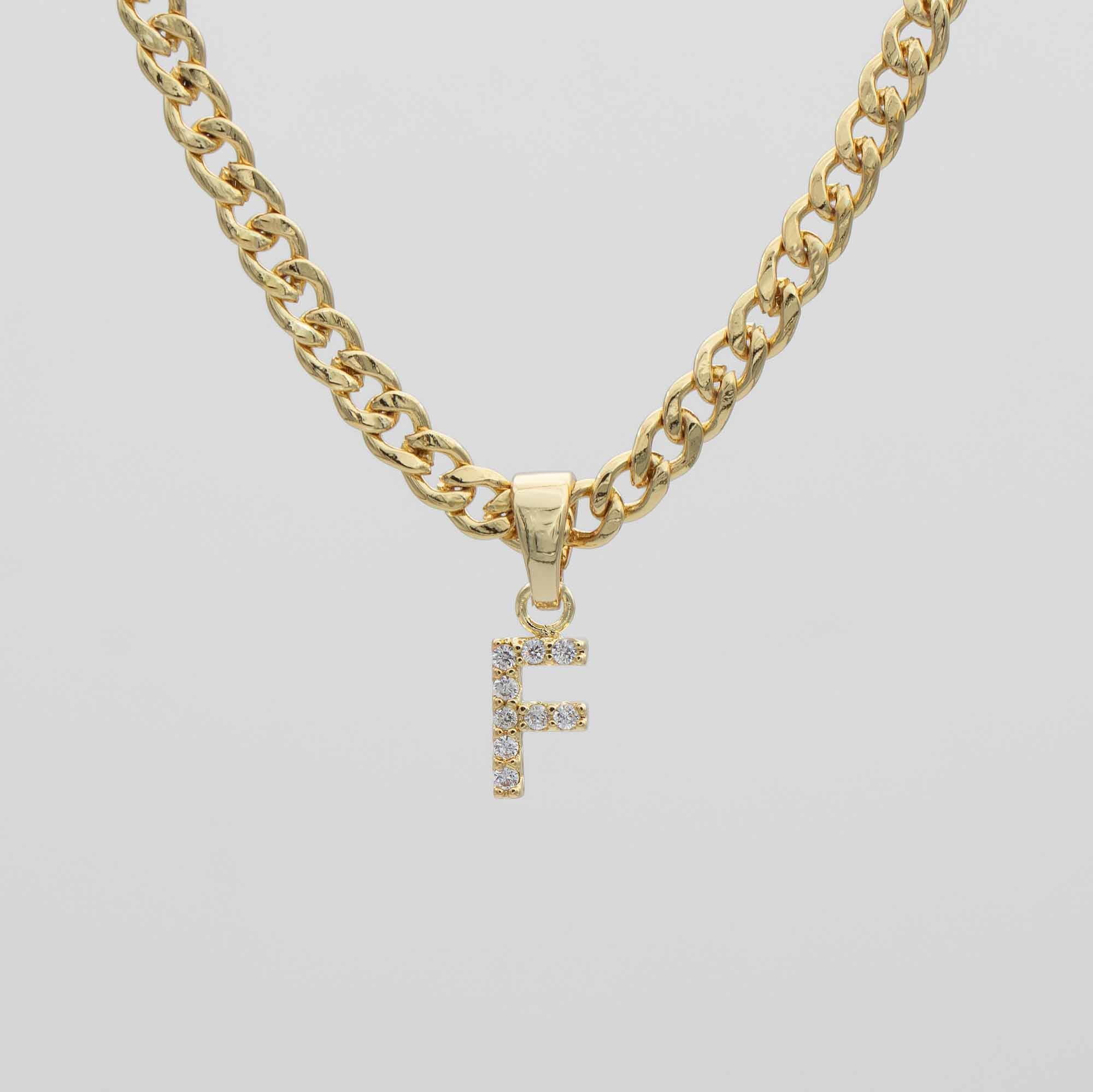 Pave Initial Necklace | Cuban - Image 12
