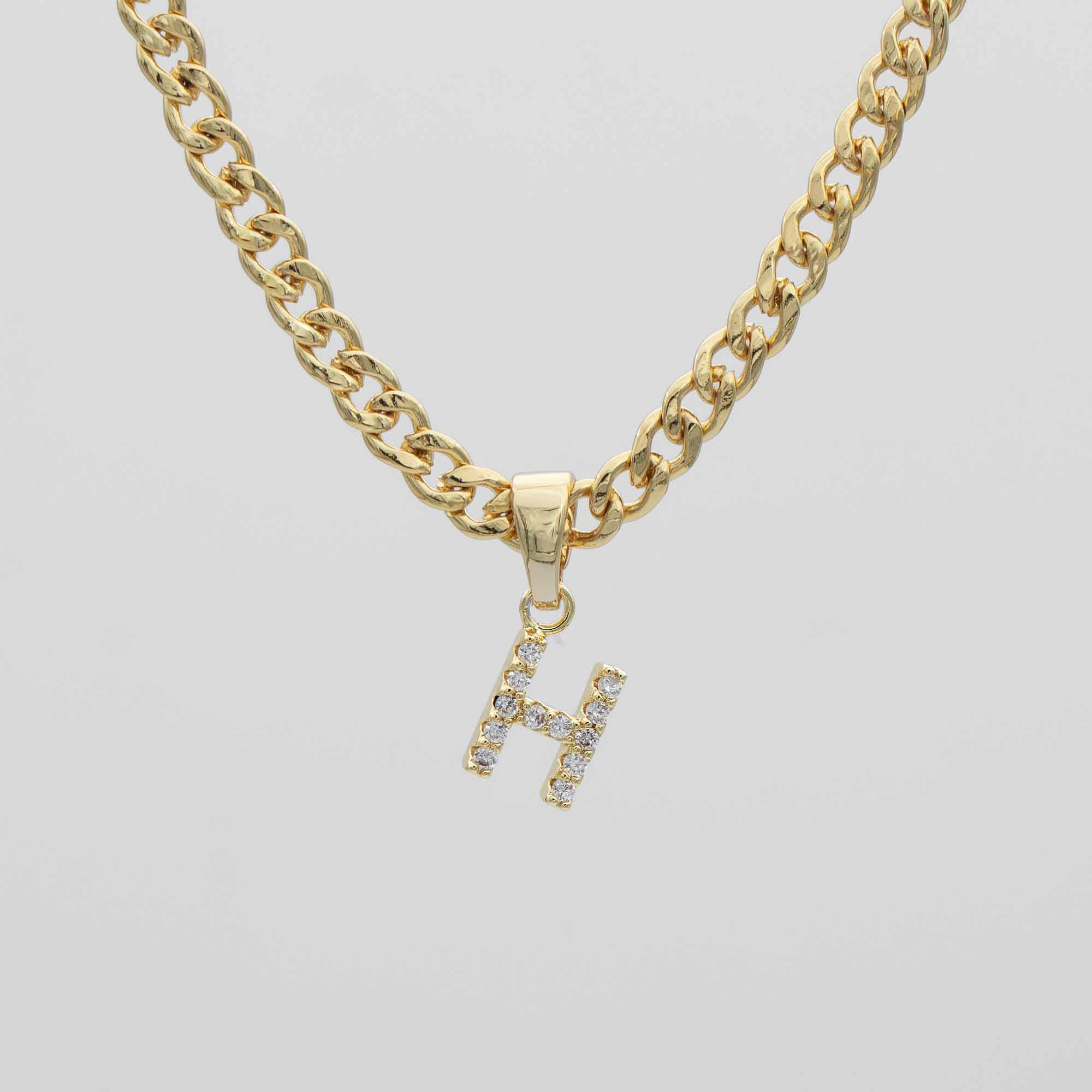 Pave Initial Necklace | Cuban - Image 13