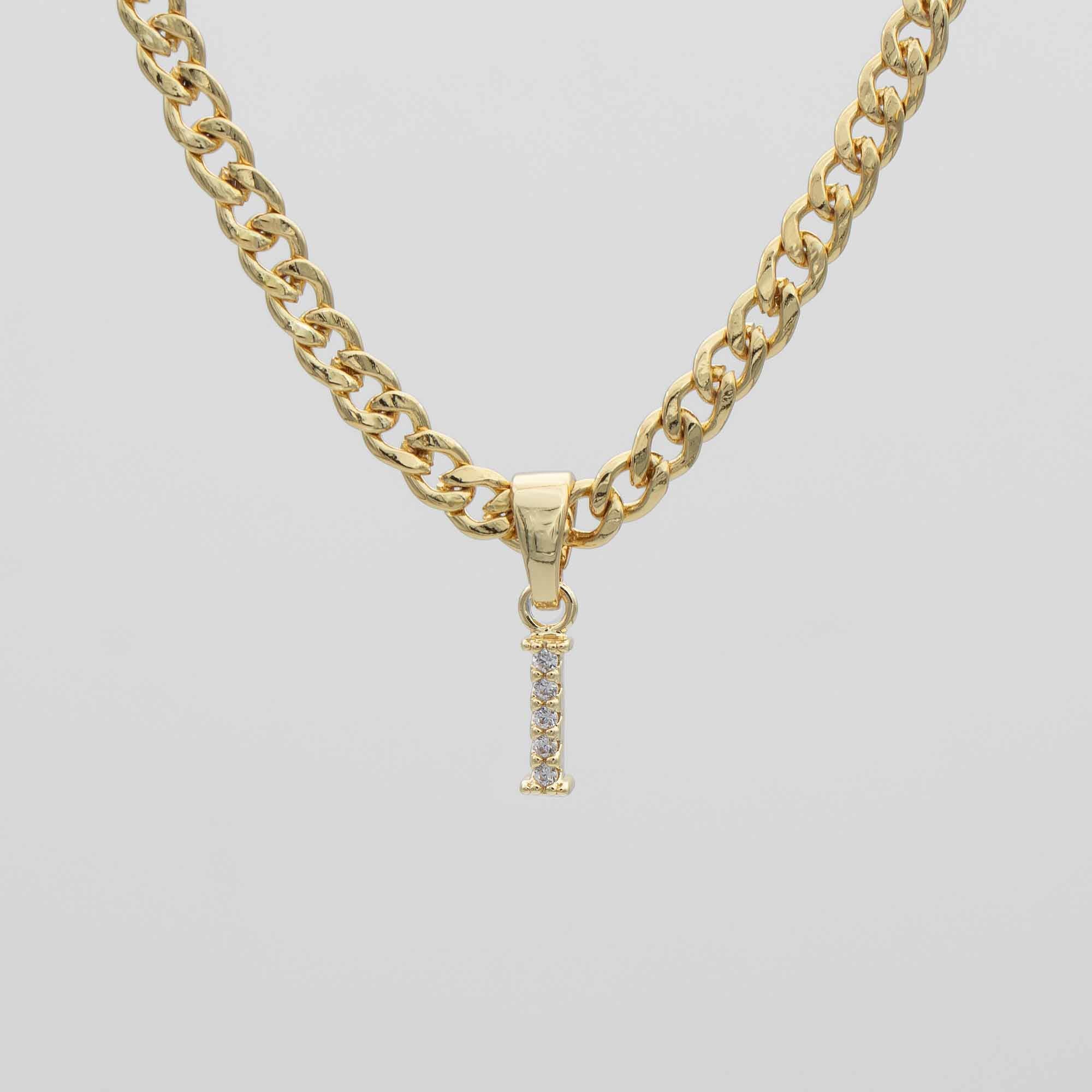 Pave Initial Necklace | Cuban - Image 14