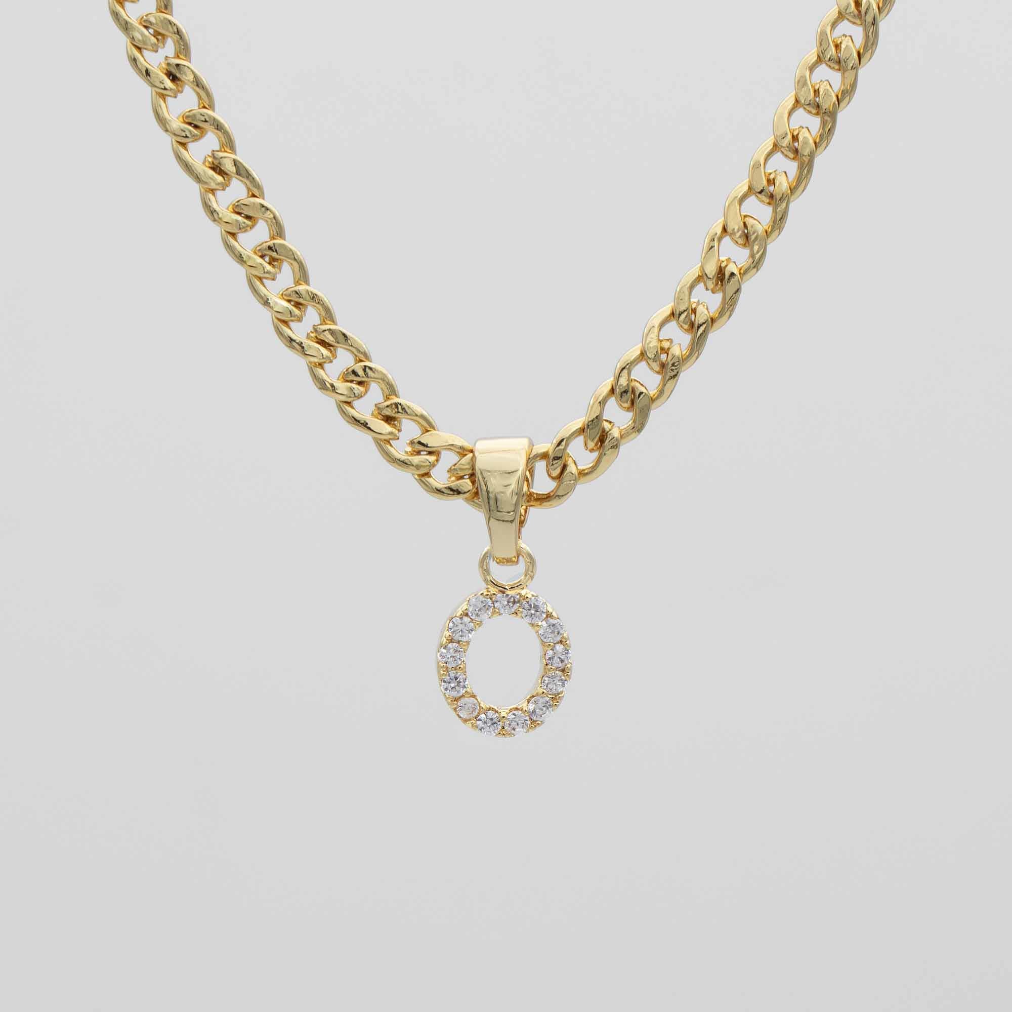 Pave Initial Necklace | Cuban - Image 18
