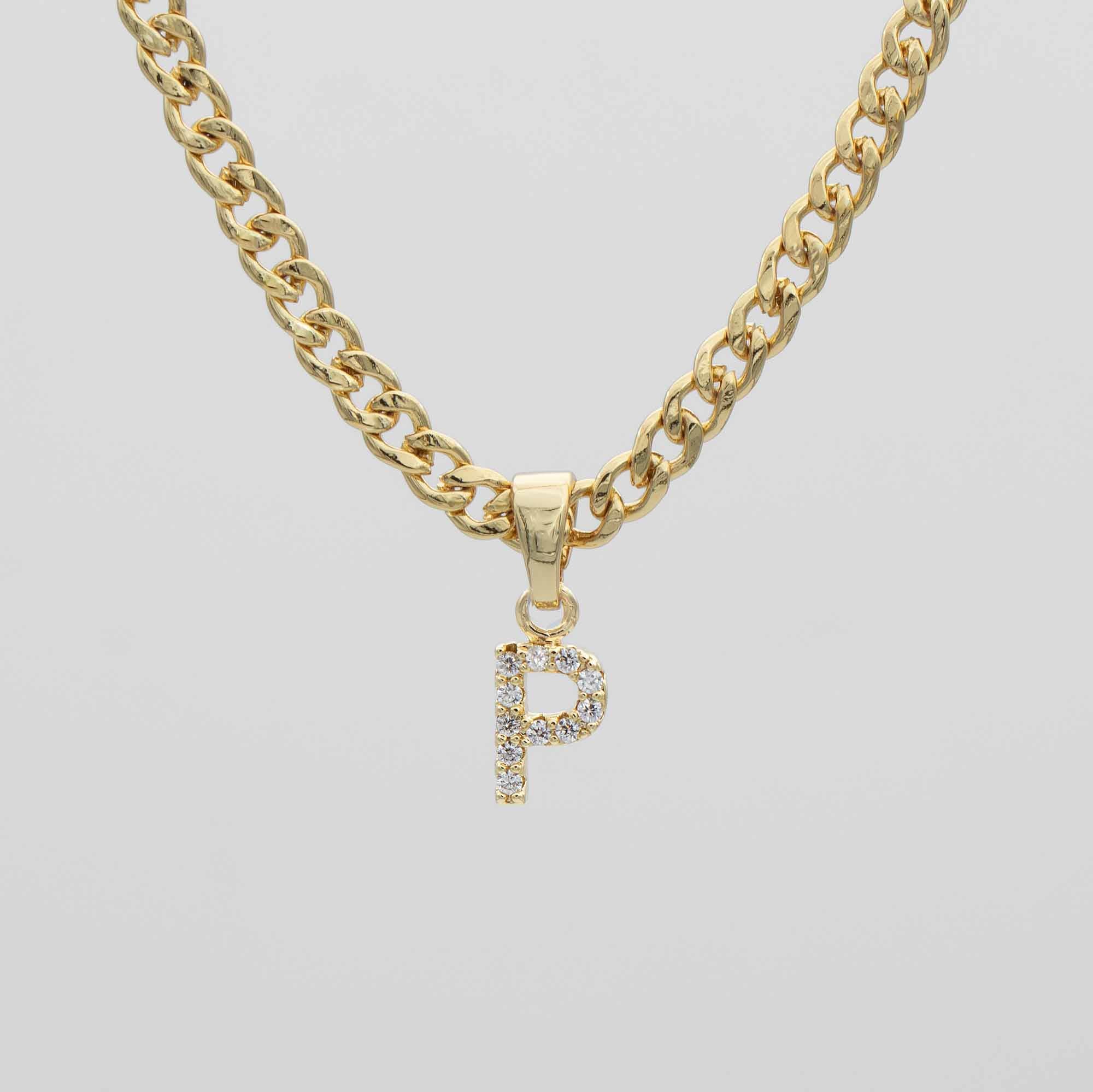 Pave Initial Necklace | Cuban - Image 19