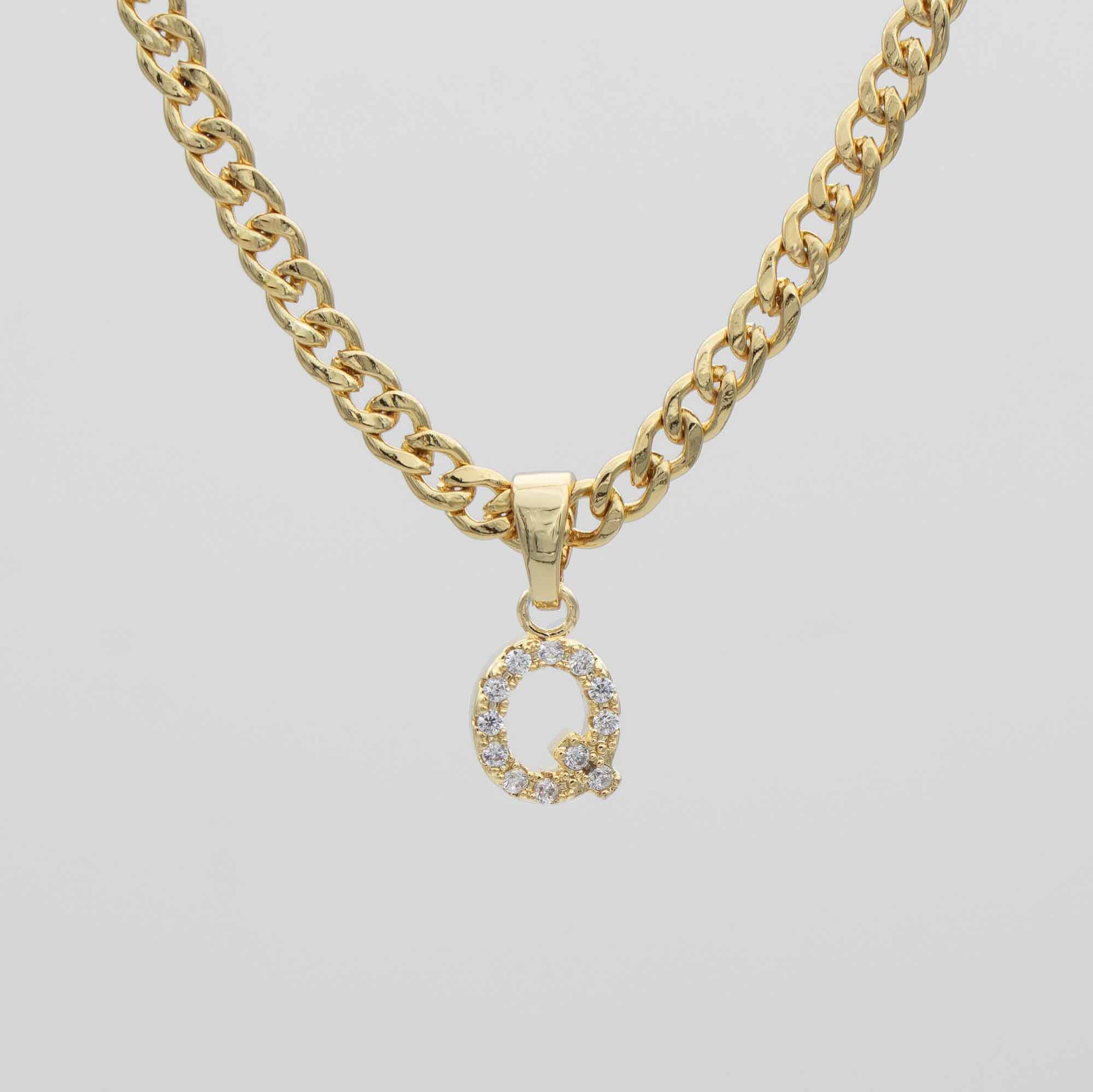 Pave Initial Necklace | Cuban - Image 20