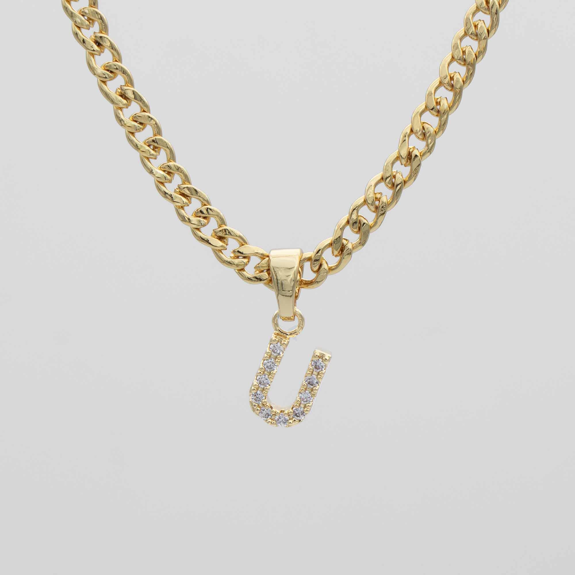 Pave Initial Necklace | Cuban - Image 23