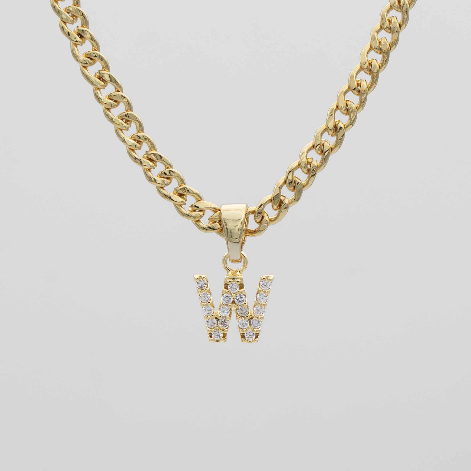 Pave Initial Necklace | Cuban - Image 25