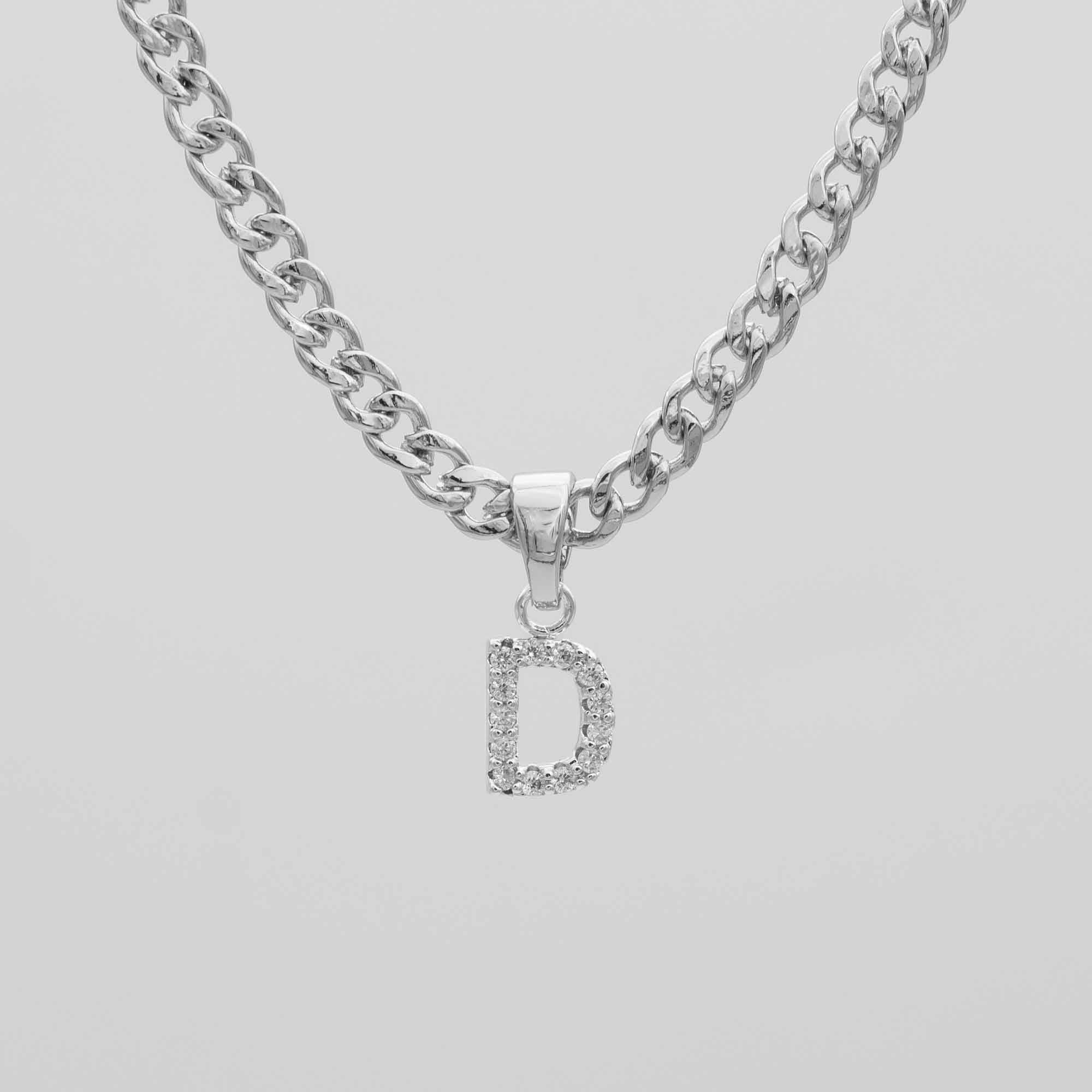 Pave Initial Necklace | Cuban - Image 30