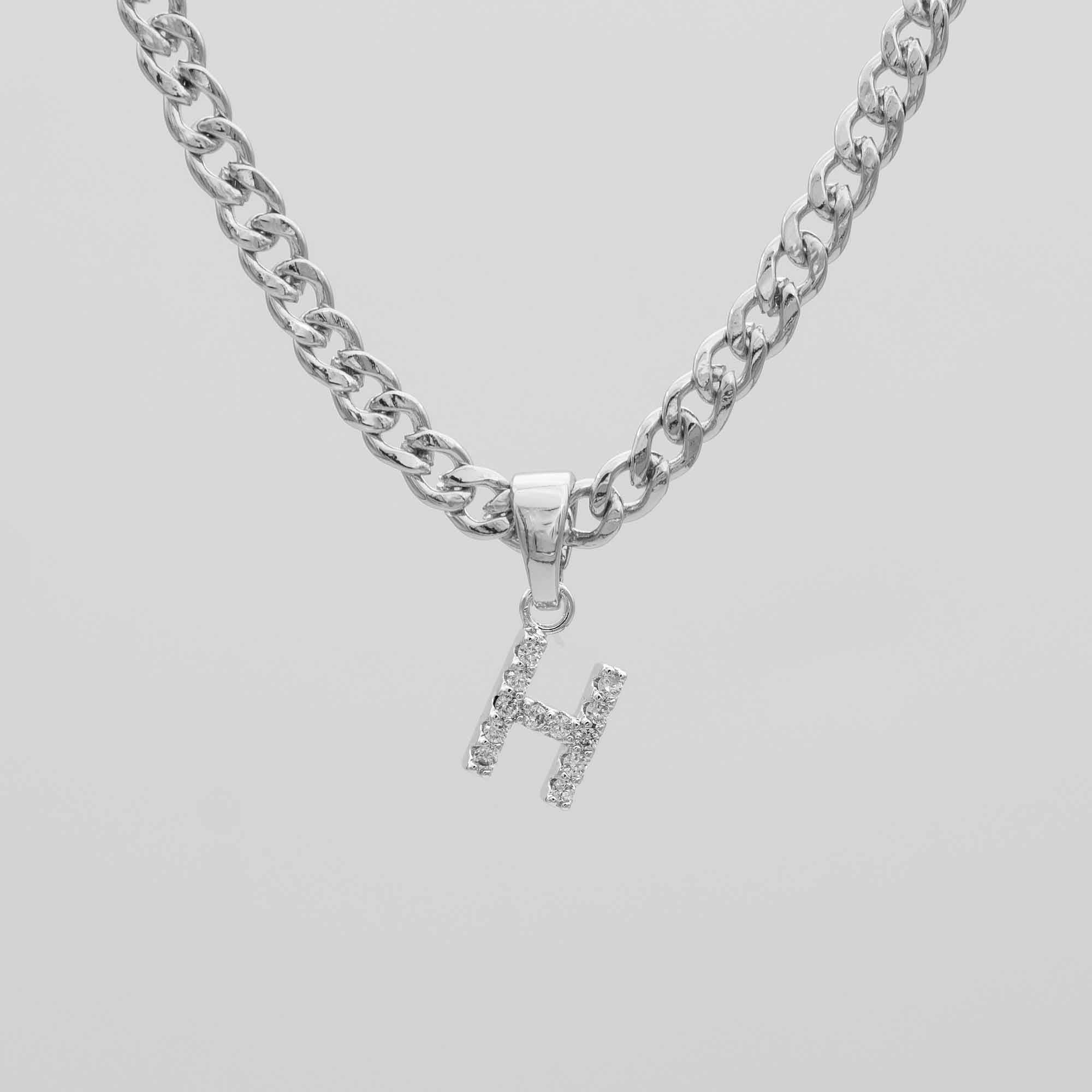 Pave Initial Necklace | Cuban - Image 33