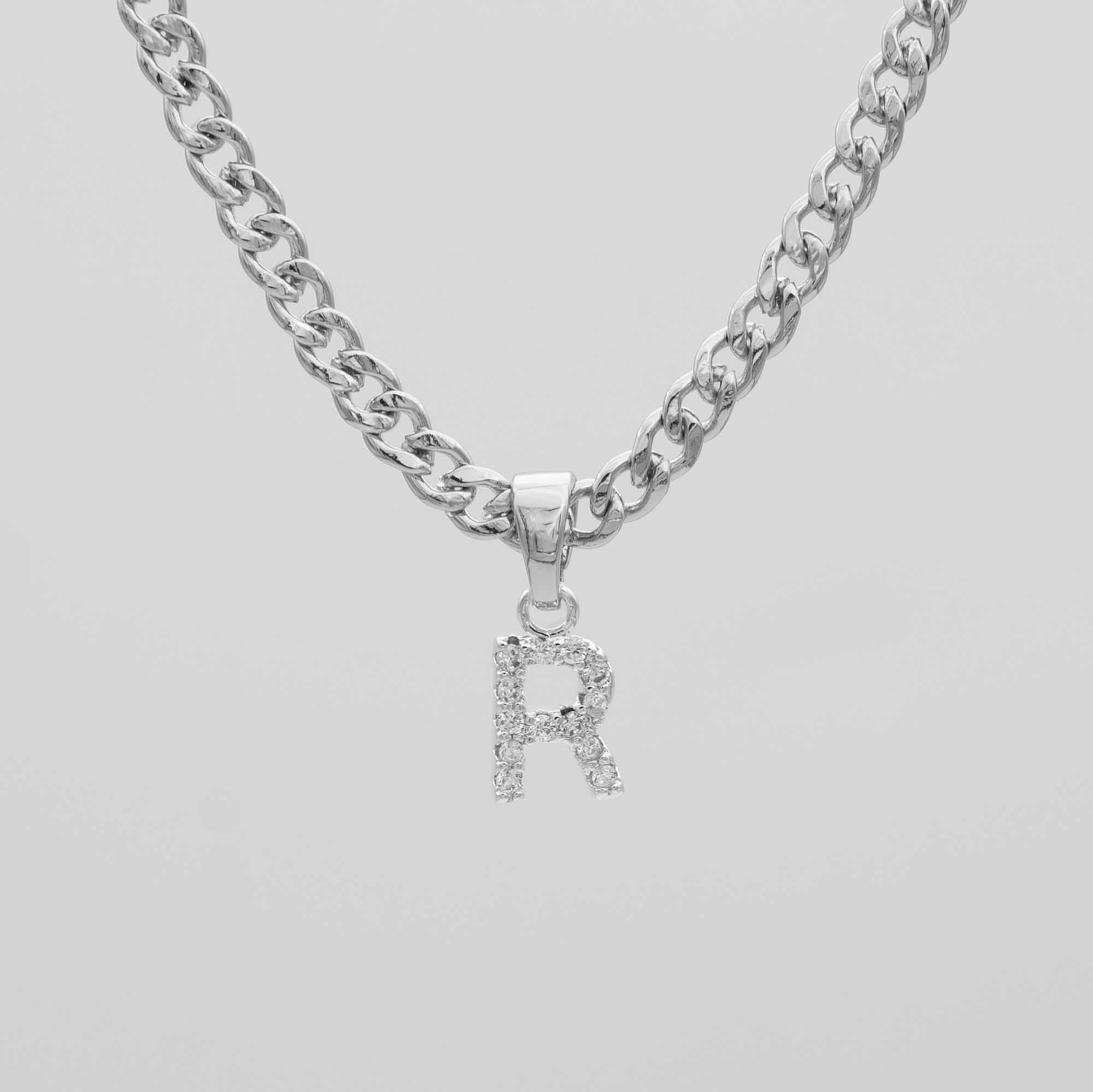 Pave Initial Necklace | Cuban - Image 41