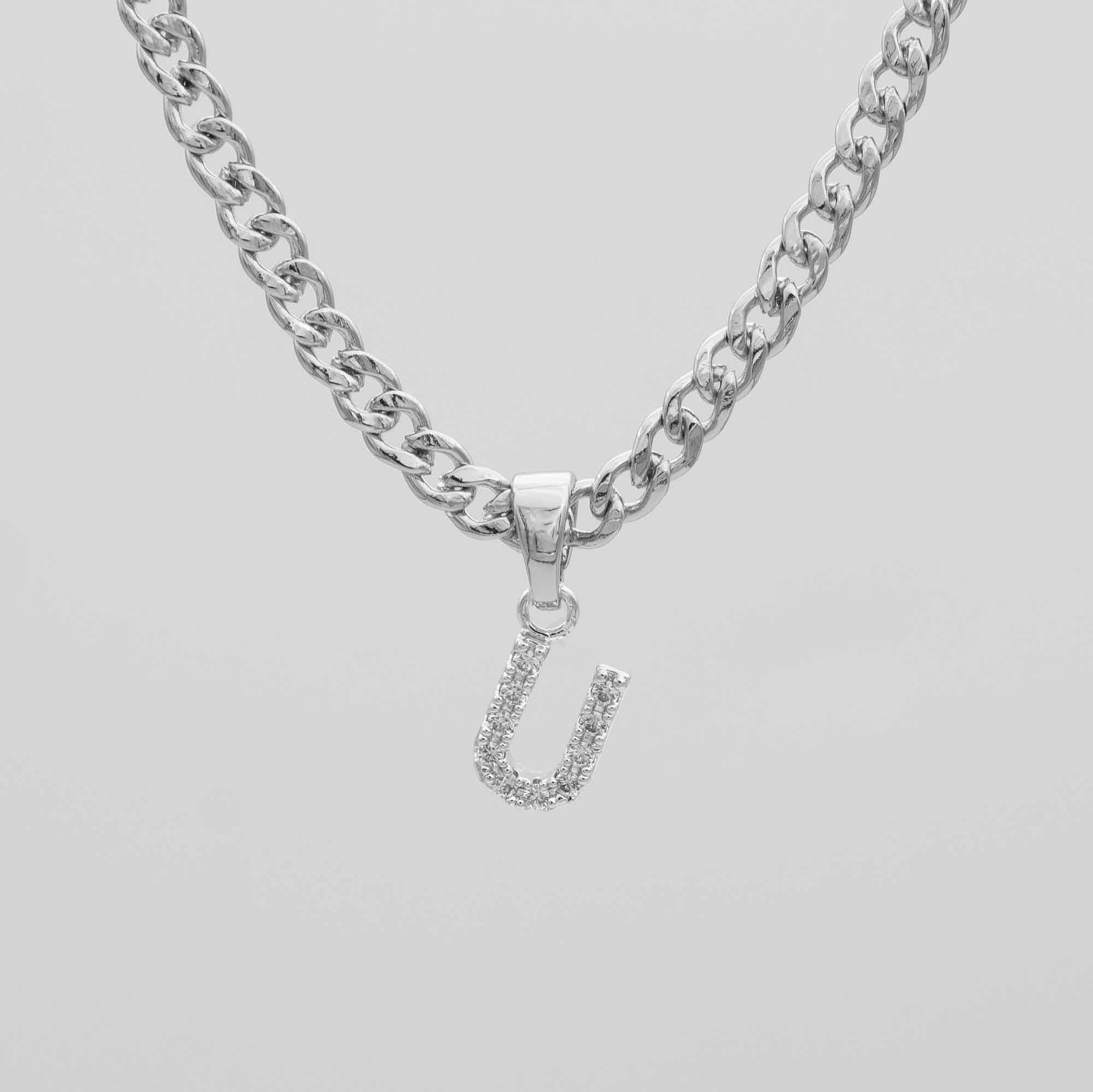 Pave Initial Necklace | Cuban - Image 43