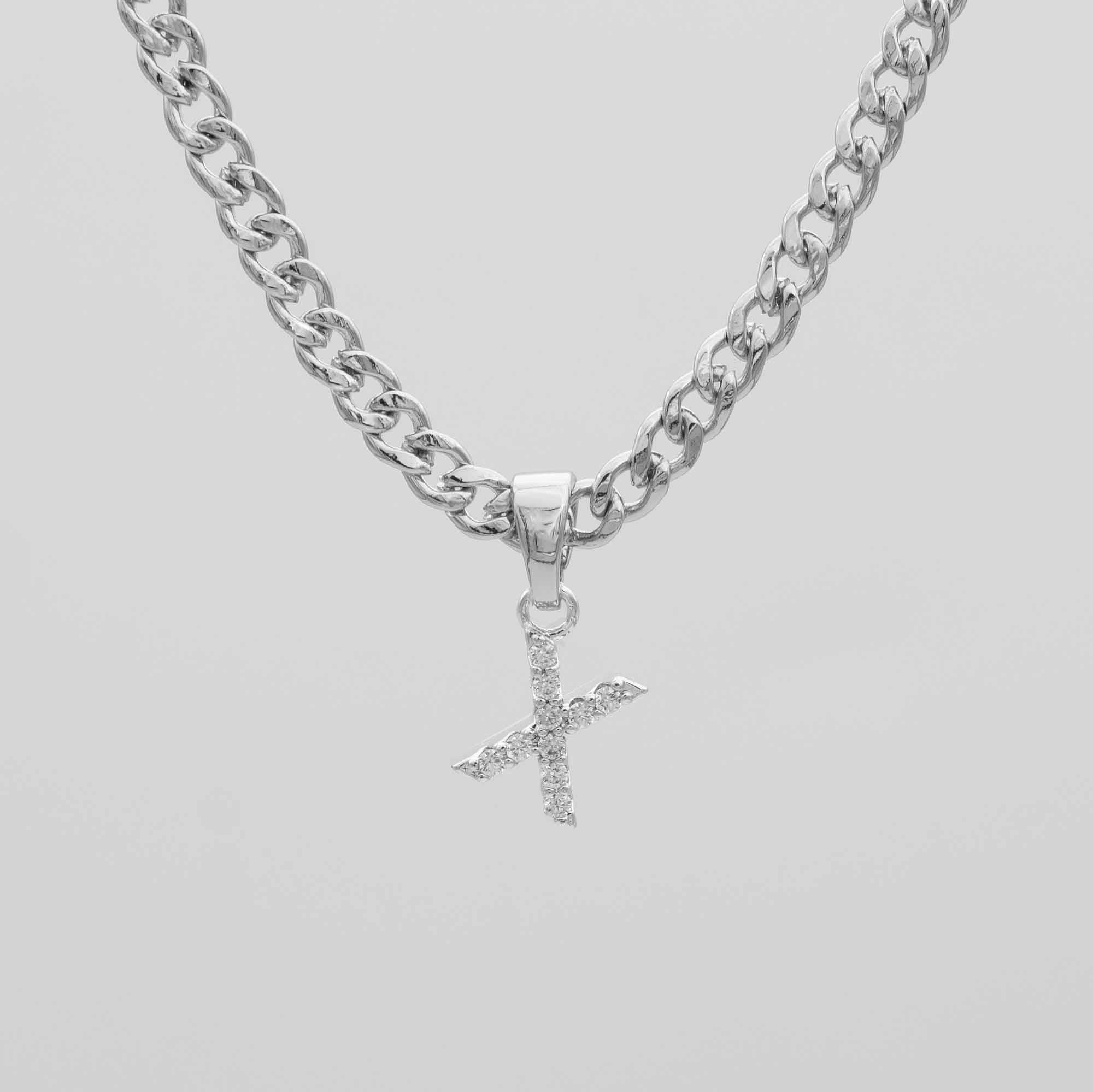 Pave Initial Necklace | Cuban - Image 46