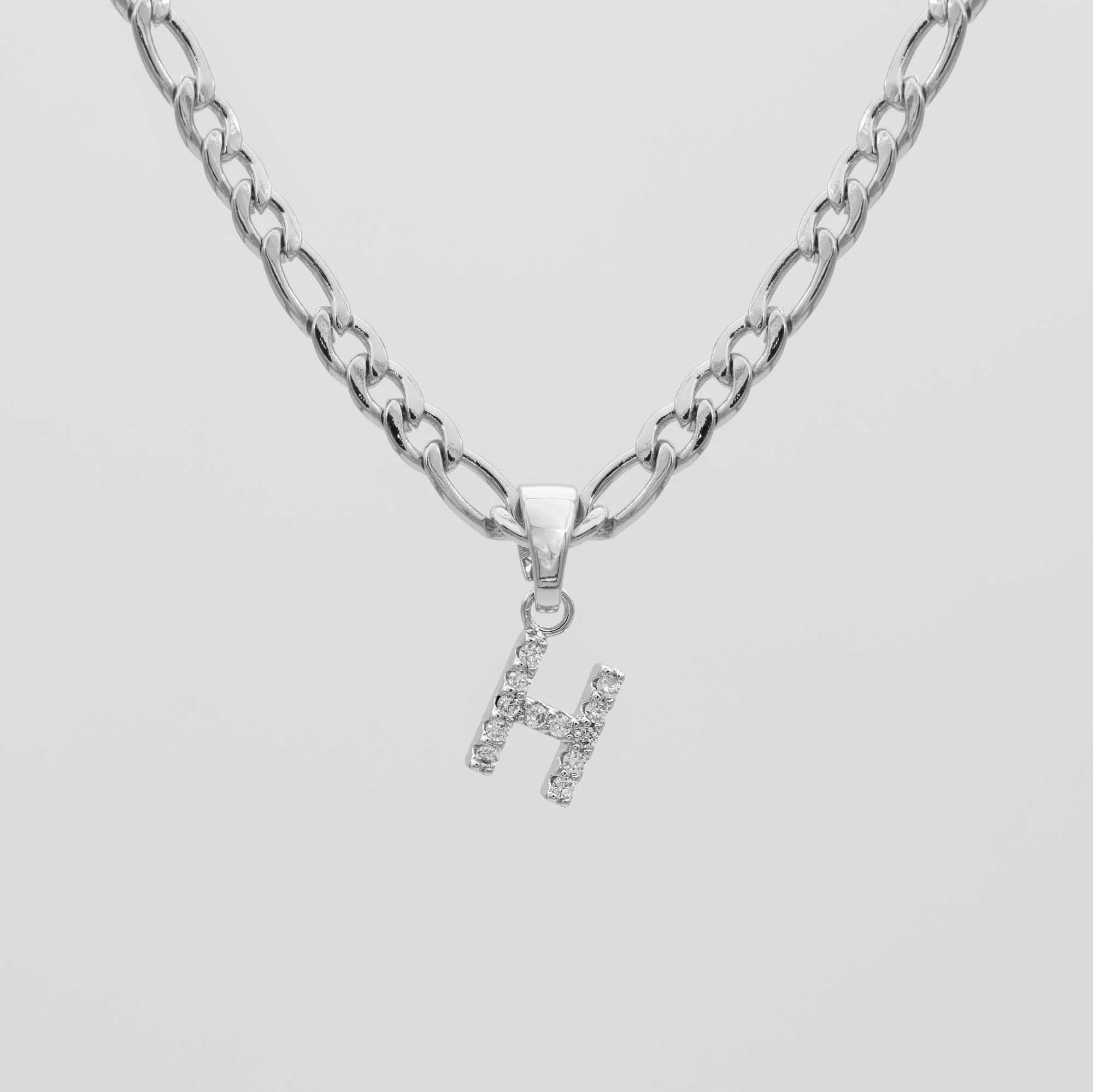 Pave Initial Necklace | Figaro - Image 28