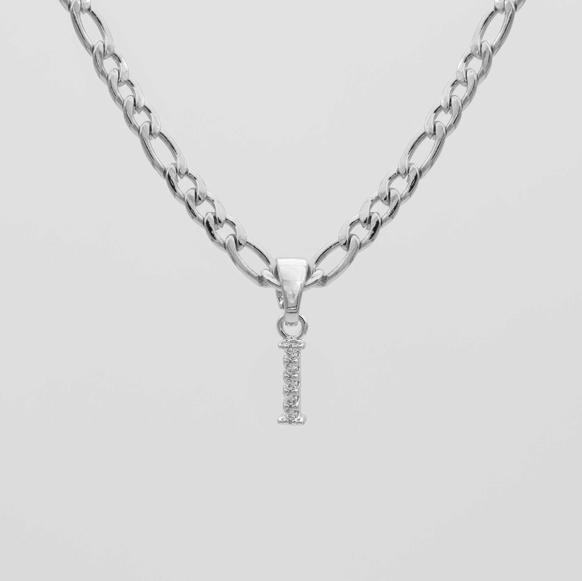 Pave Initial Necklace | Figaro - Image 29