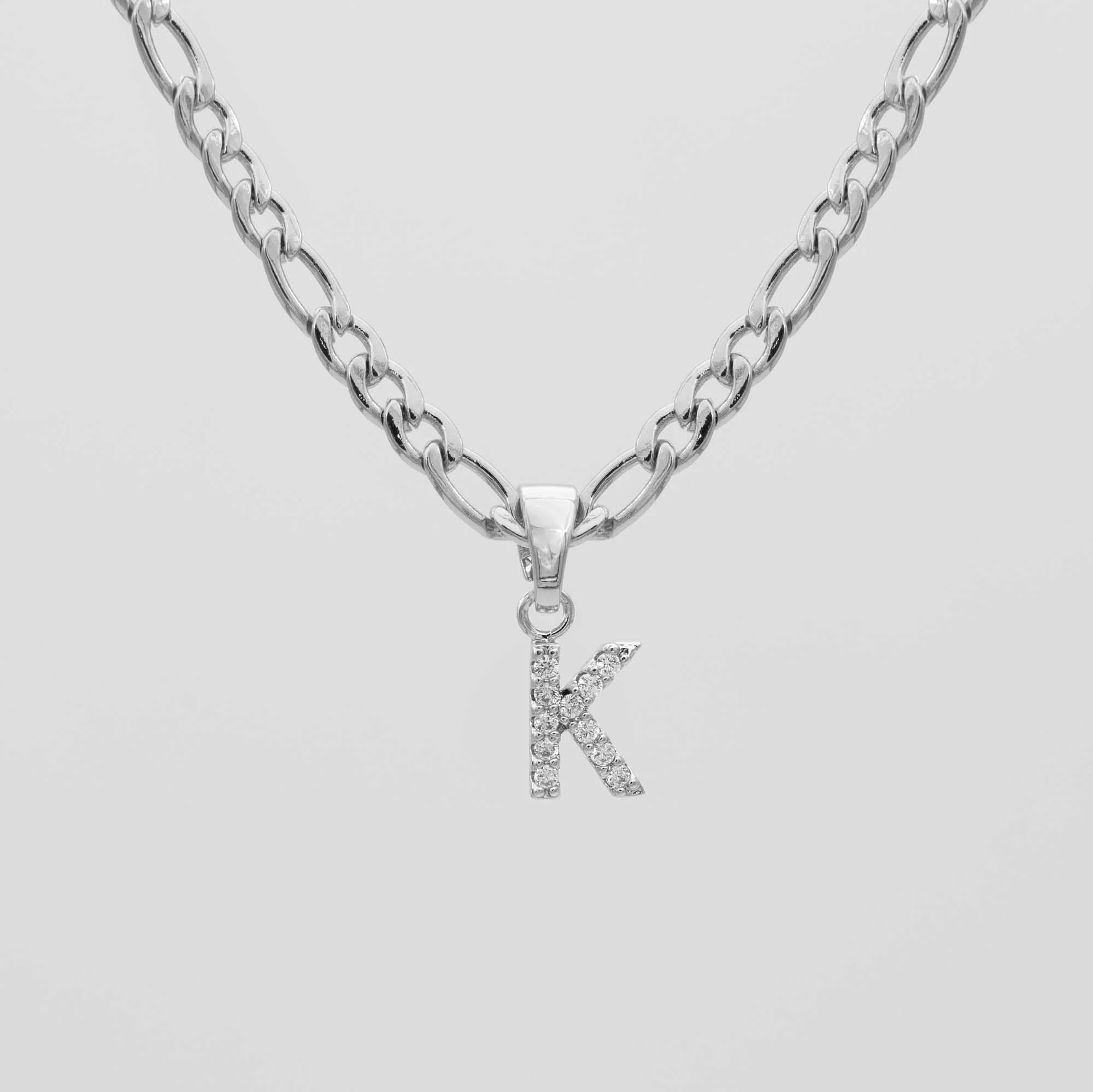 Pave Initial Necklace | Figaro - Image 30