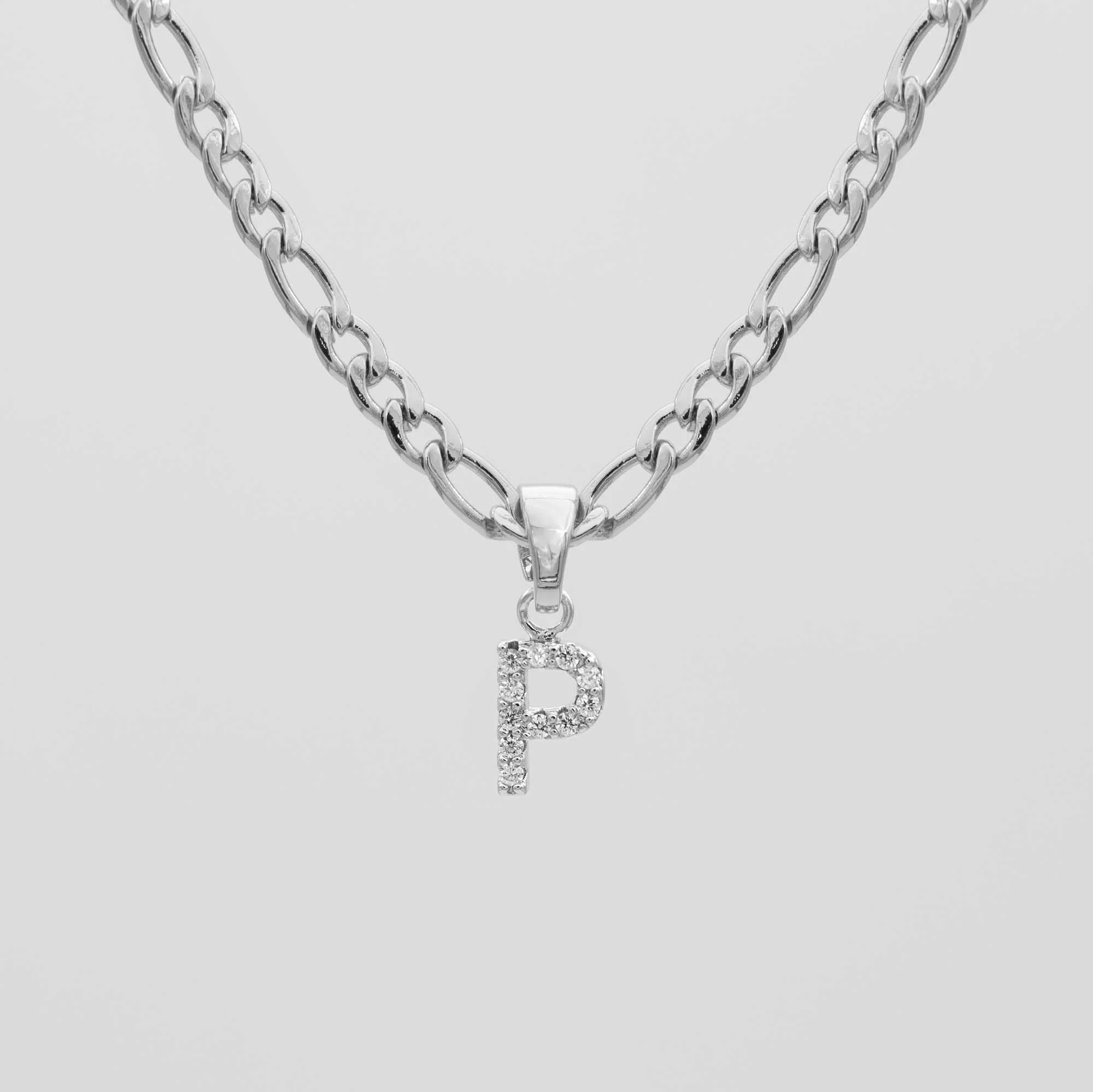 Pave Initial Necklace | Figaro - Image 34