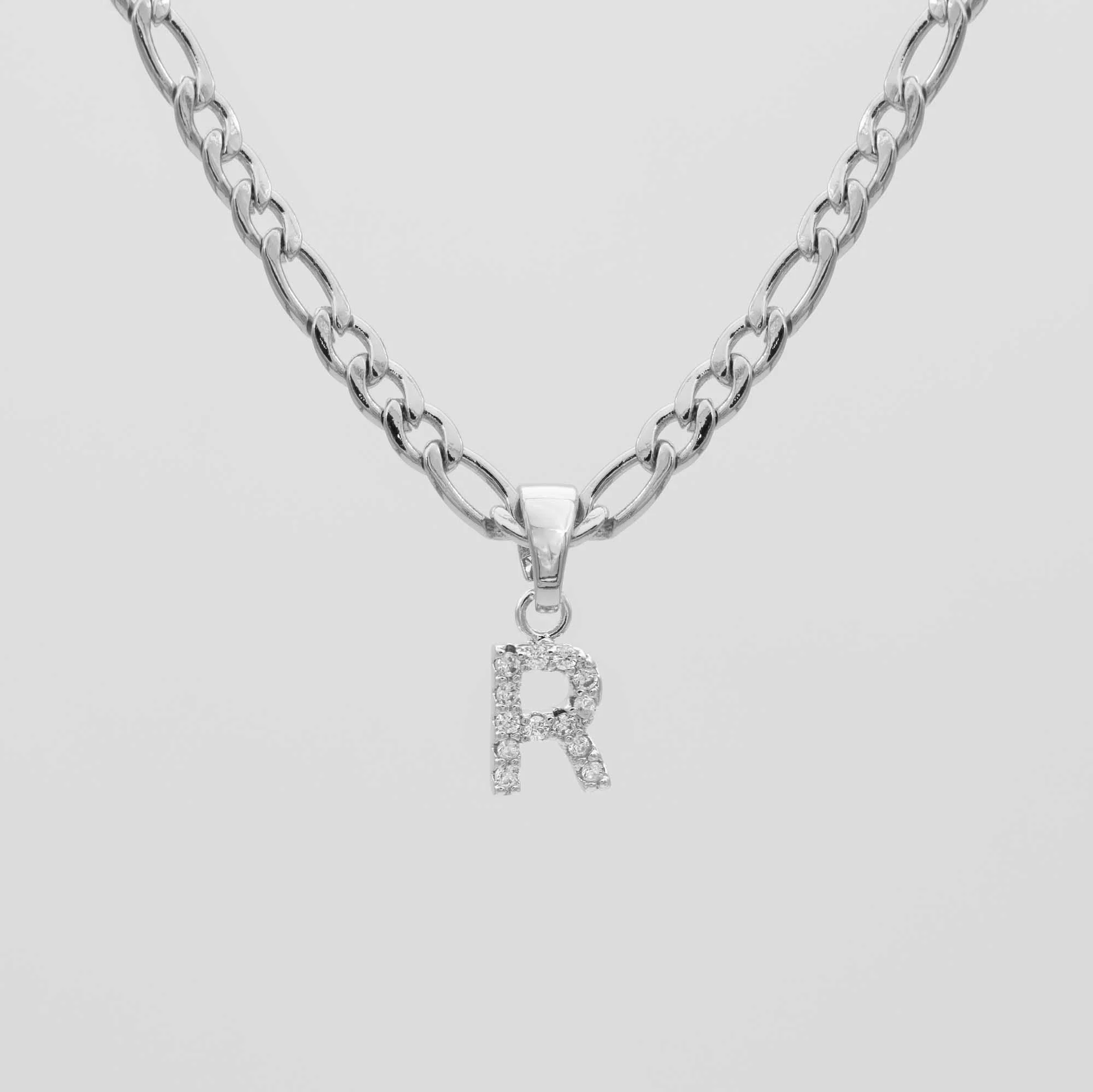 Pave Initial Necklace | Figaro - Image 36