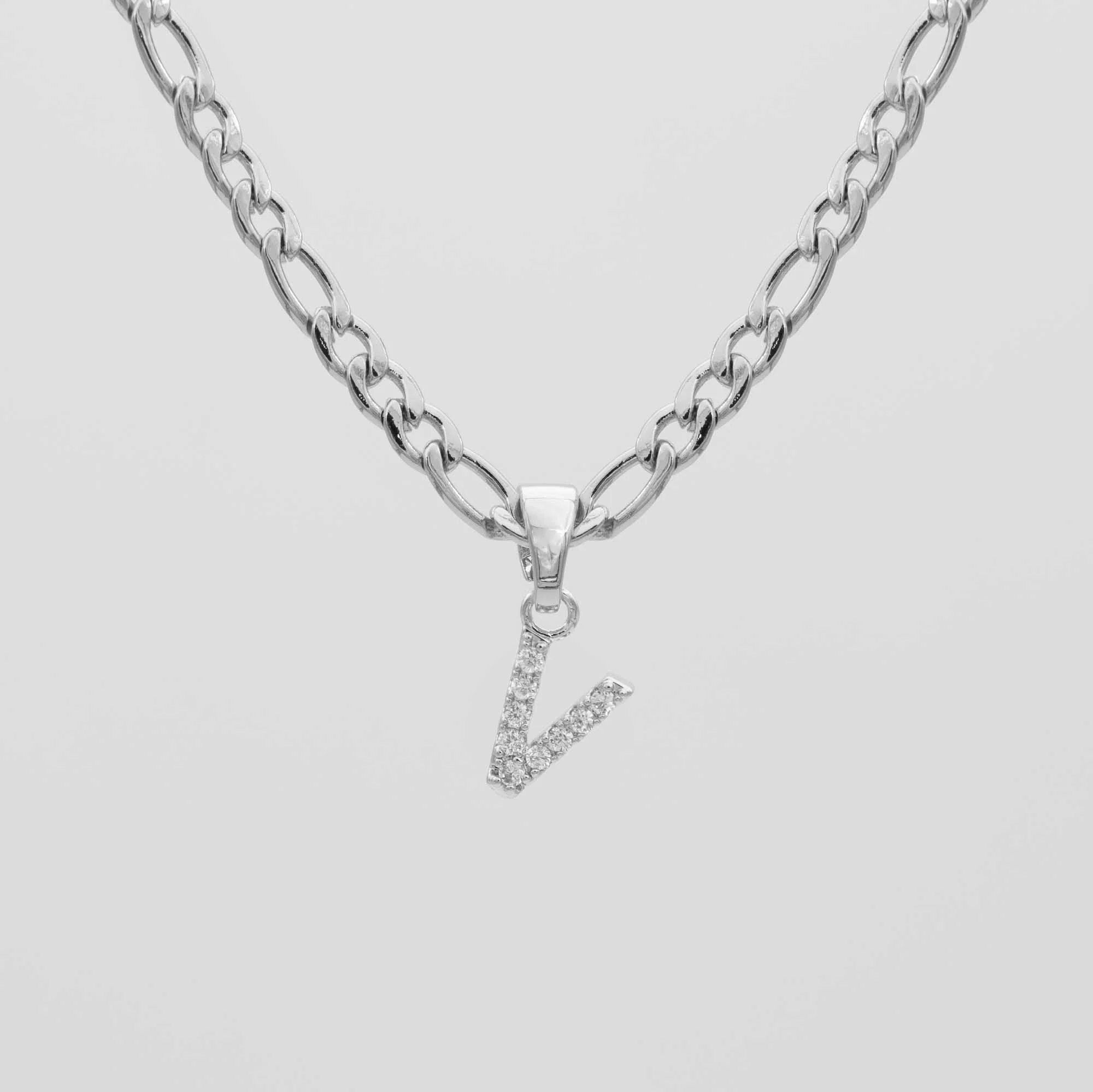 Pave Initial Necklace | Figaro - Image 39