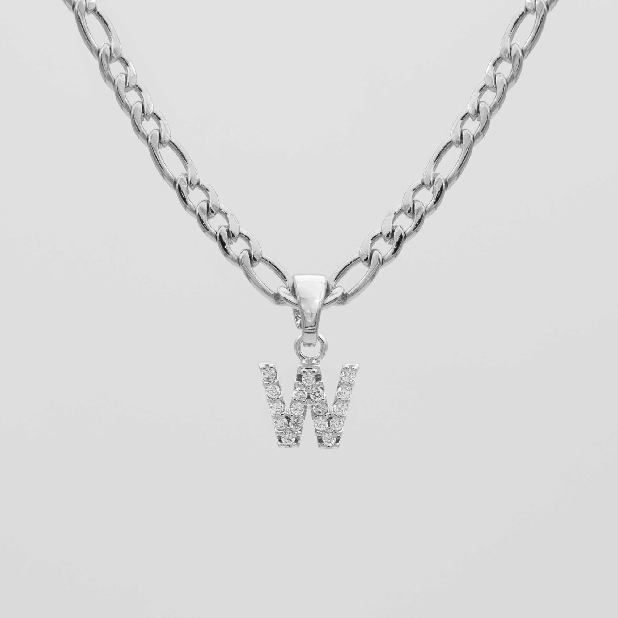 Pave Initial Necklace | Figaro - Image 40