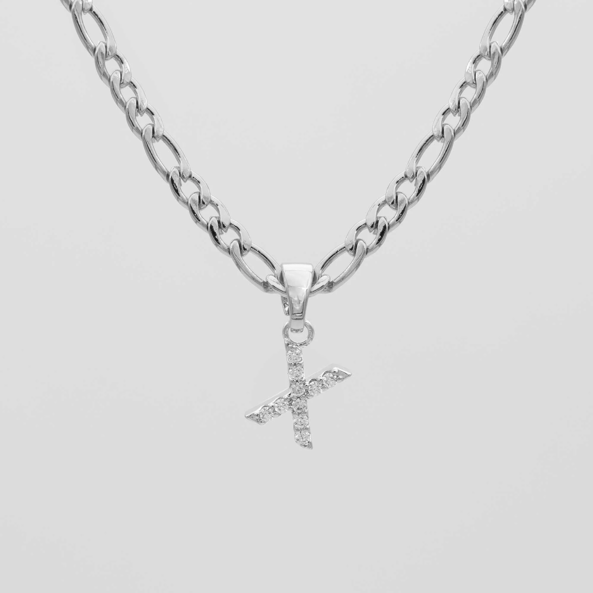 Pave Initial Necklace | Figaro - Image 41