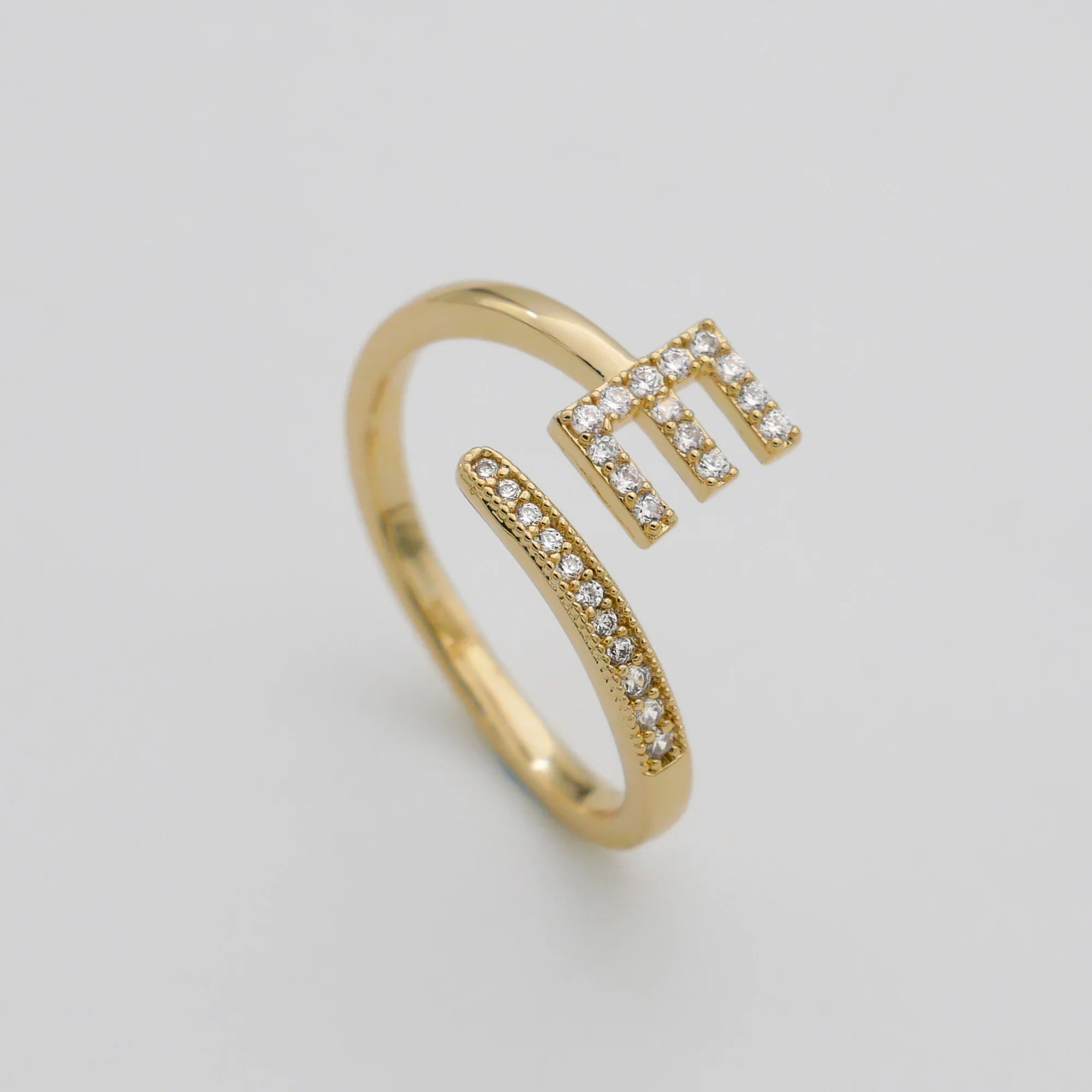 Pave Initial Ring - Image 11