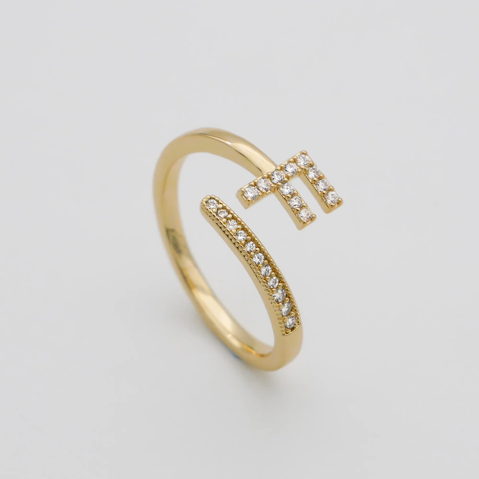 Pave Initial Ring - Image 12