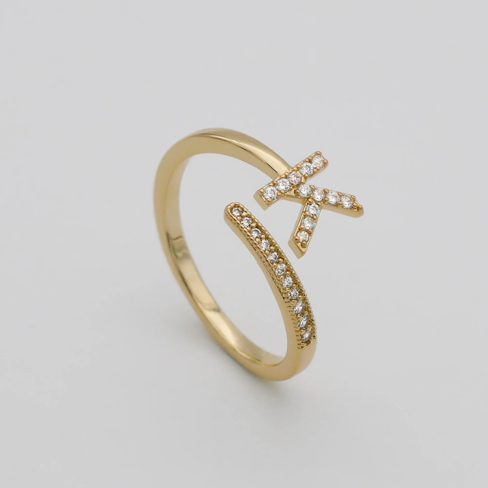 Pave Initial Ring - Image 17