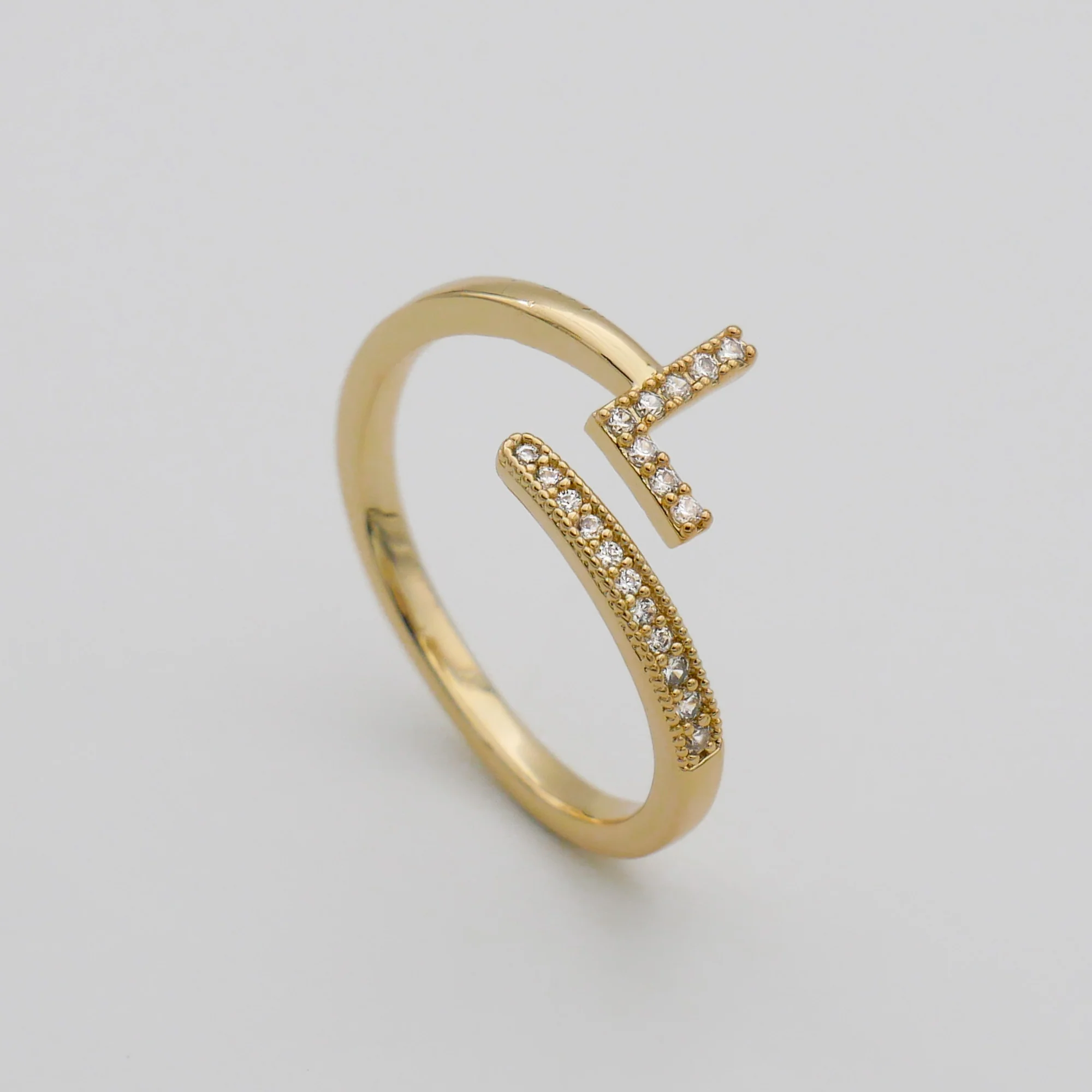 Pave Initial Ring - Image 18