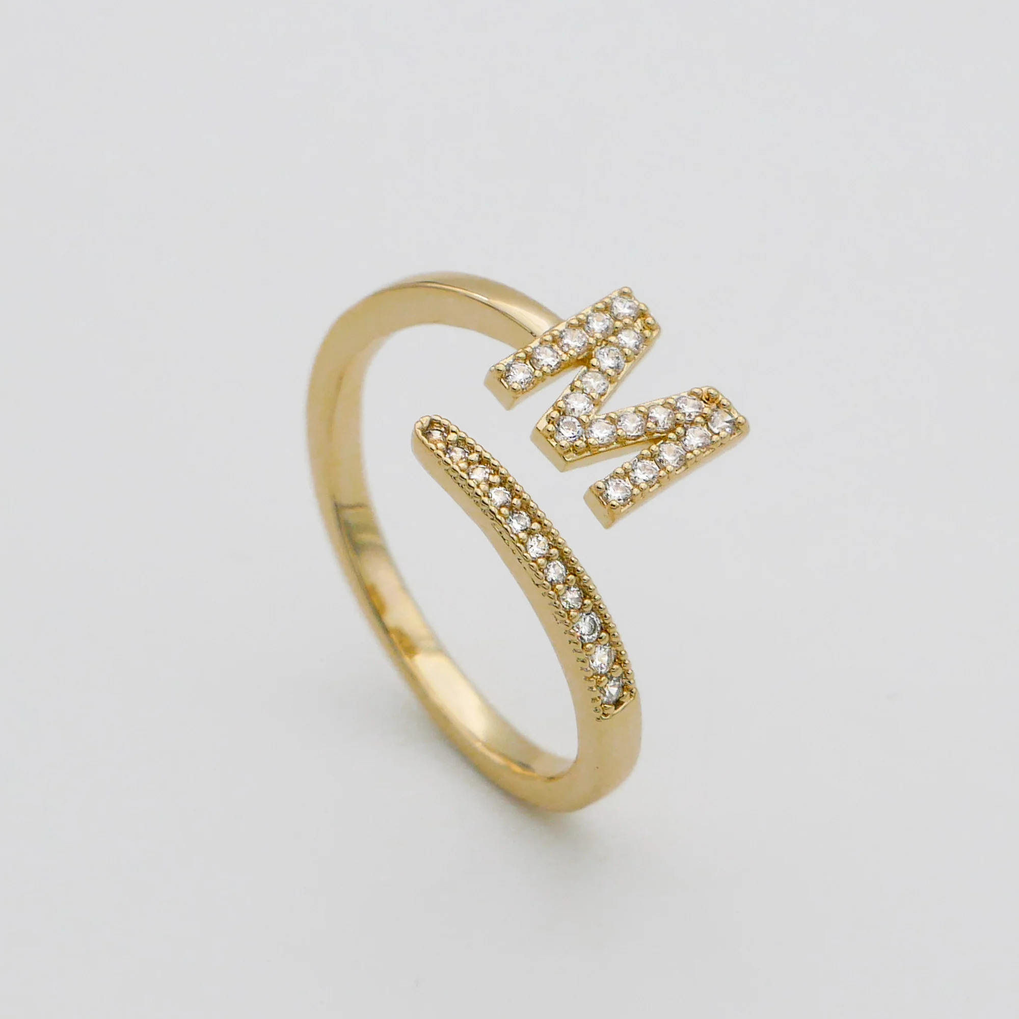 Pave Initial Ring - Image 19
