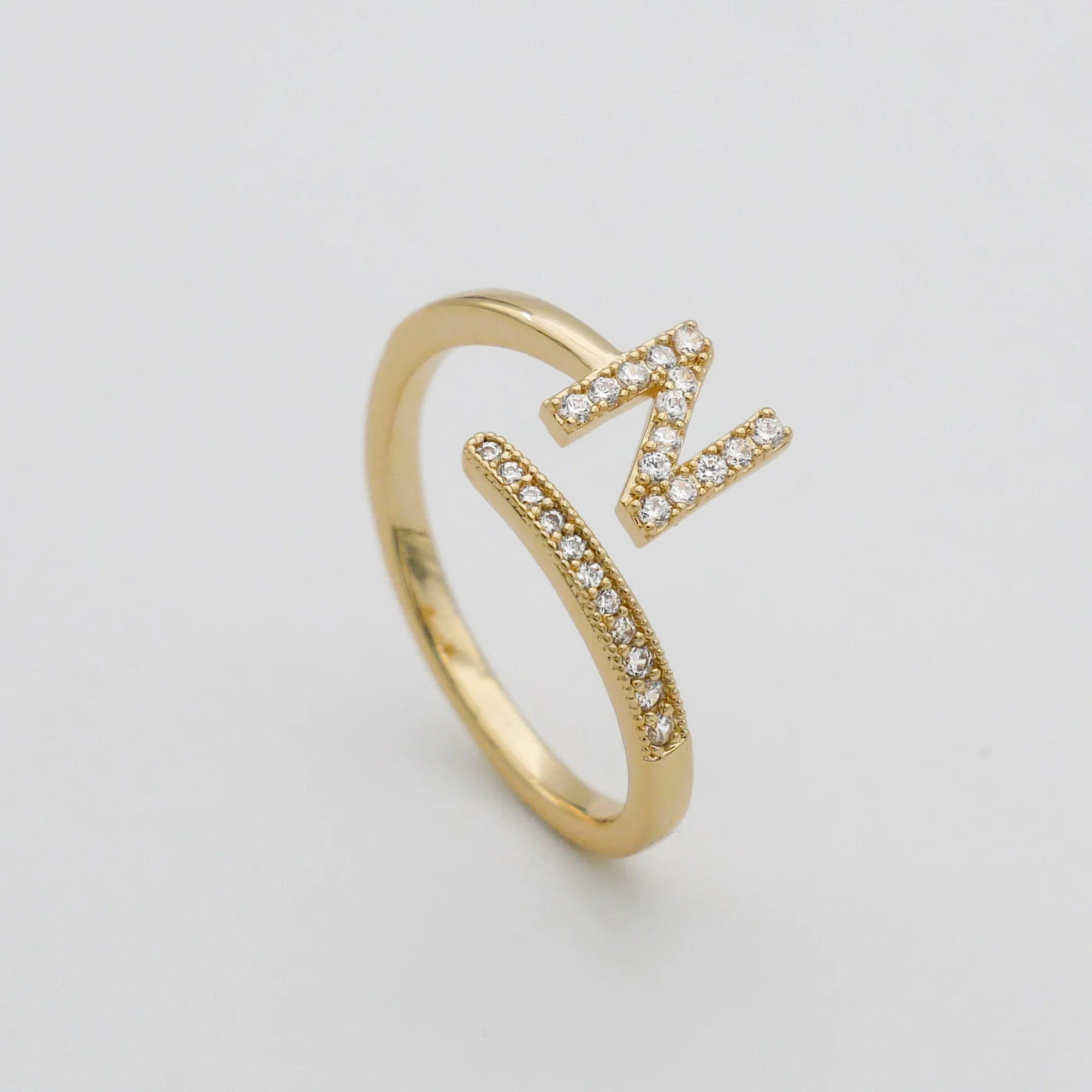 Pave Initial Ring - Image 20