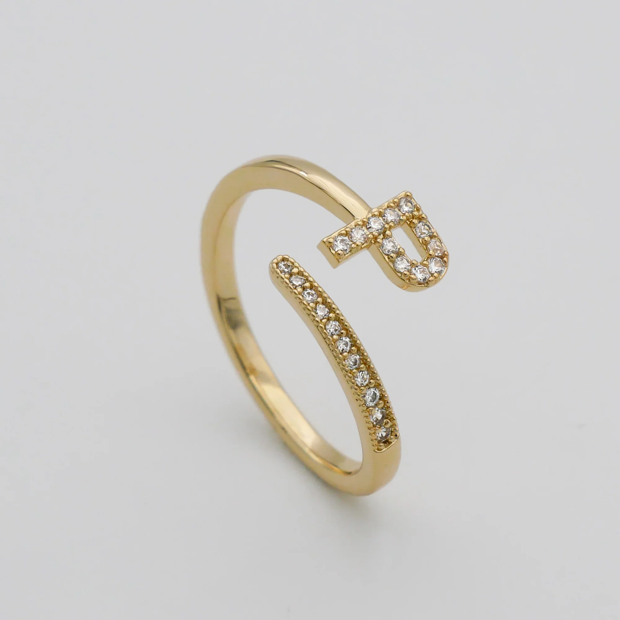 Pave Initial Ring - Image 22