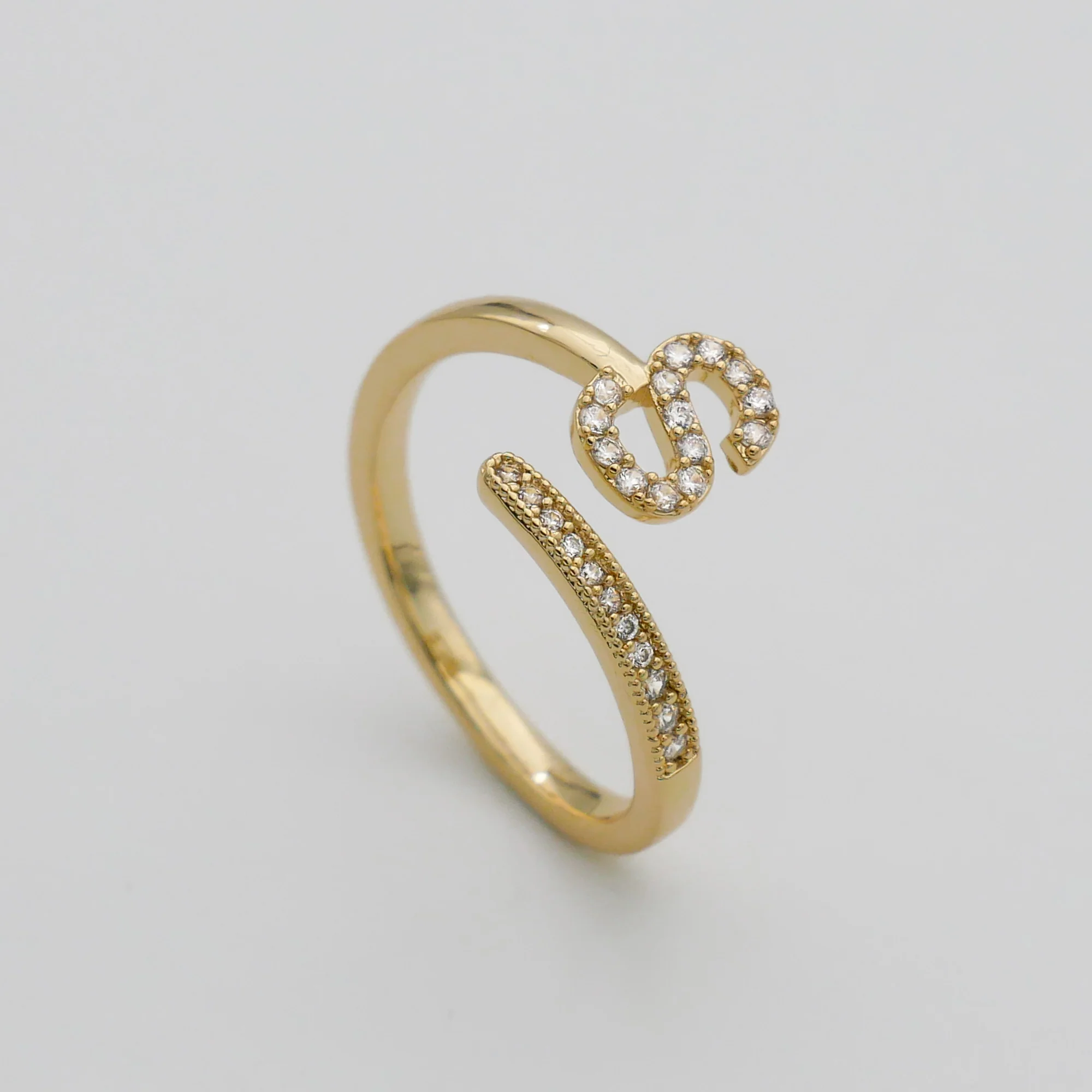 Pave Initial Ring - Image 25