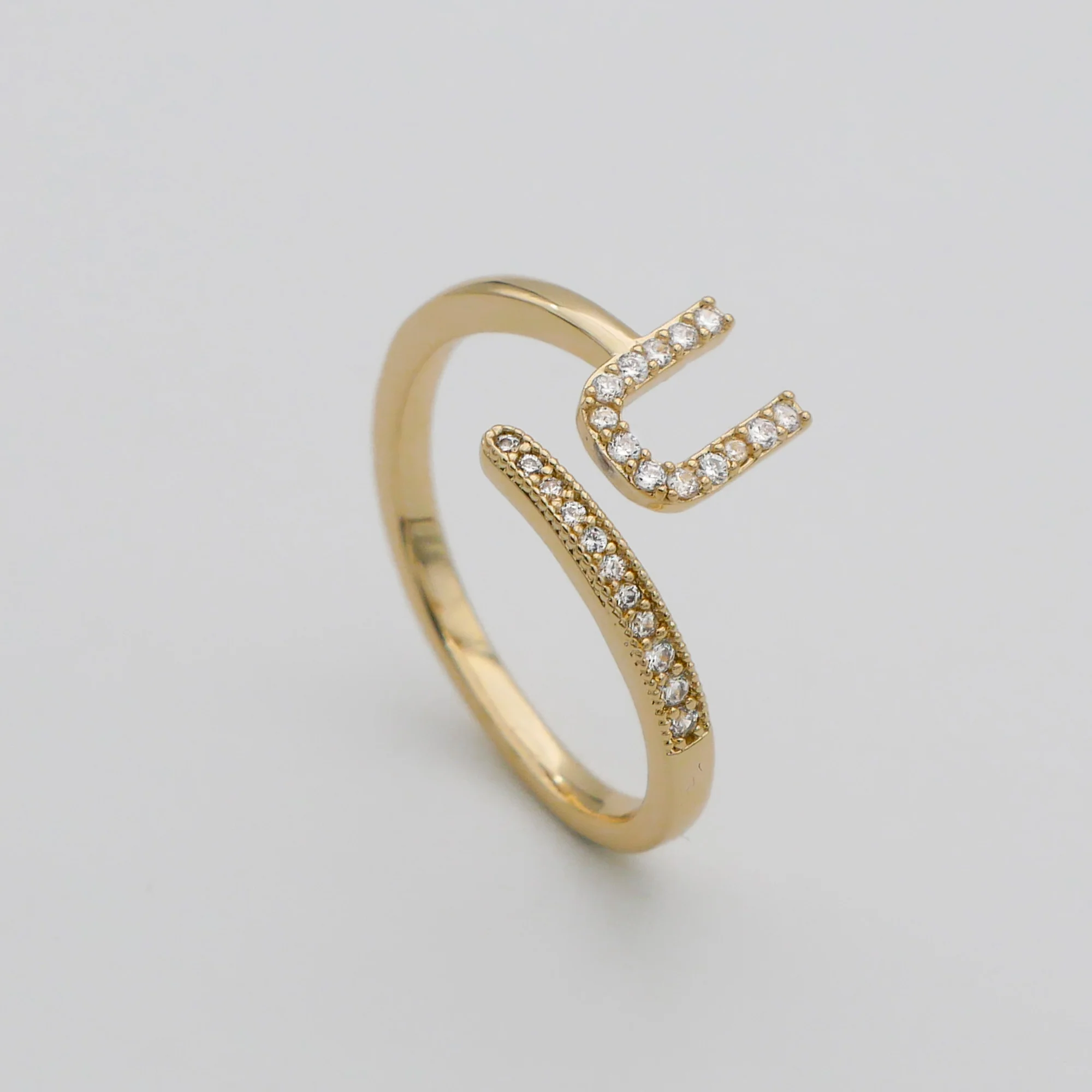 Pave Initial Ring - Image 27
