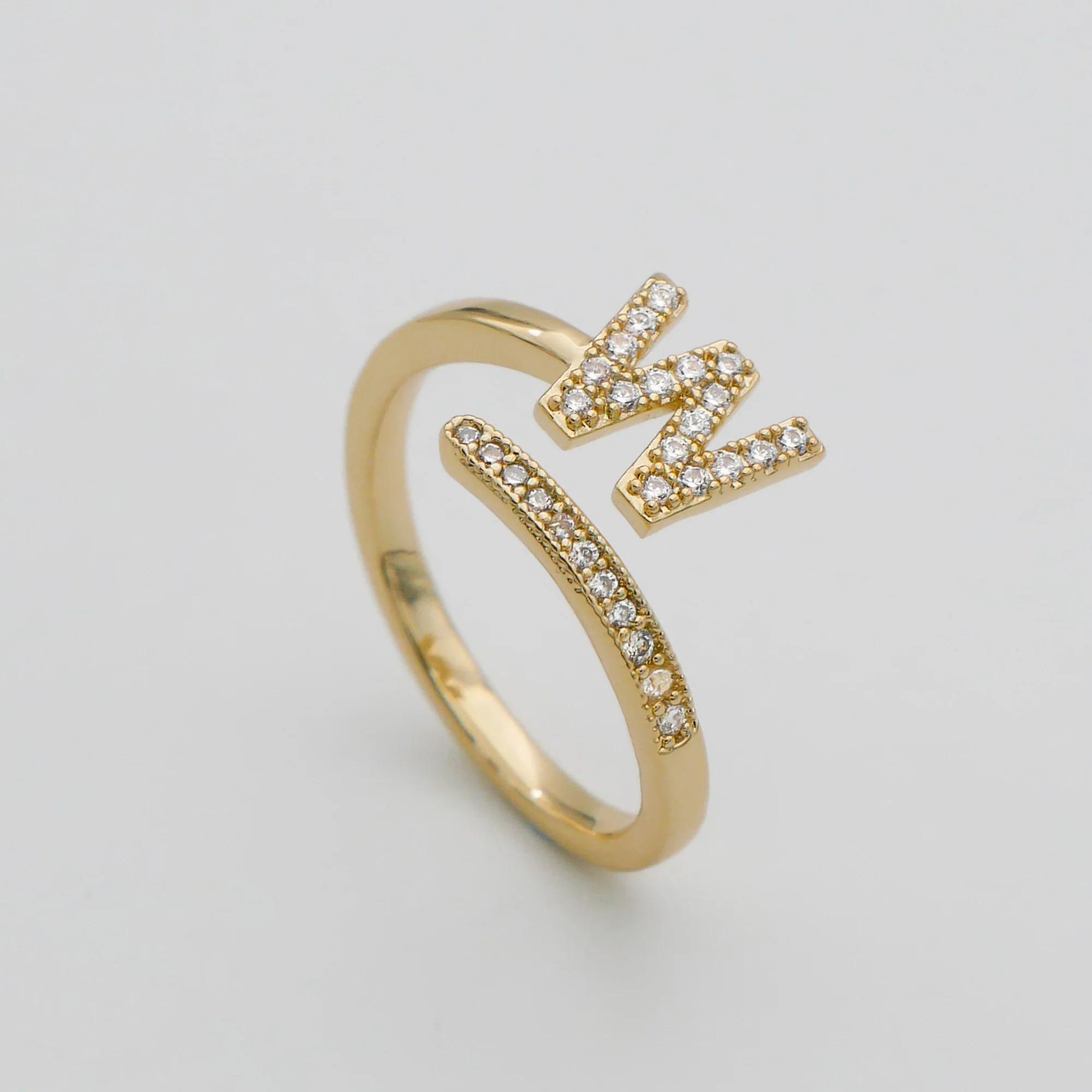 Pave Initial Ring - Image 29
