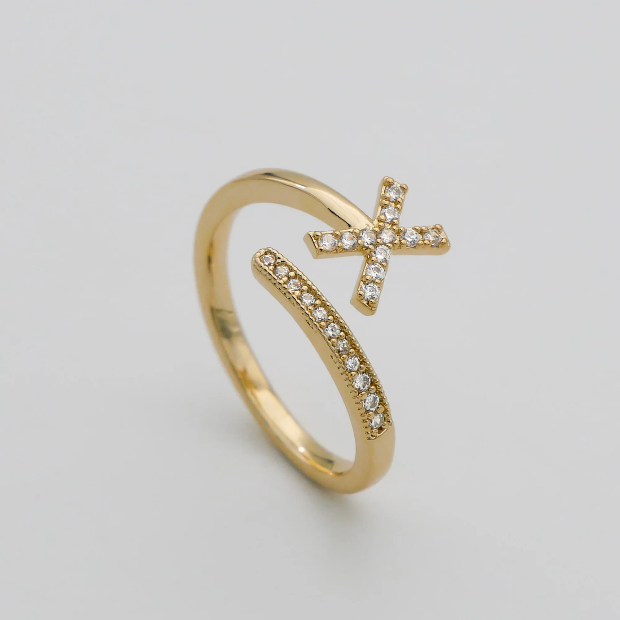 Pave Initial Ring - Image 30