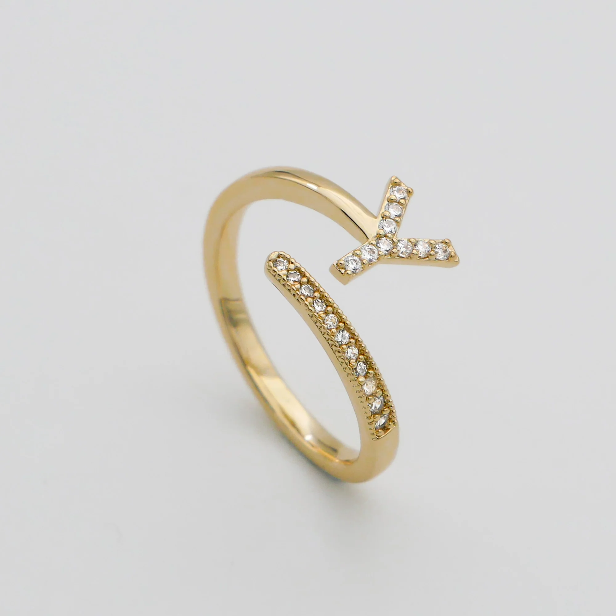Pave Initial Ring - Image 31