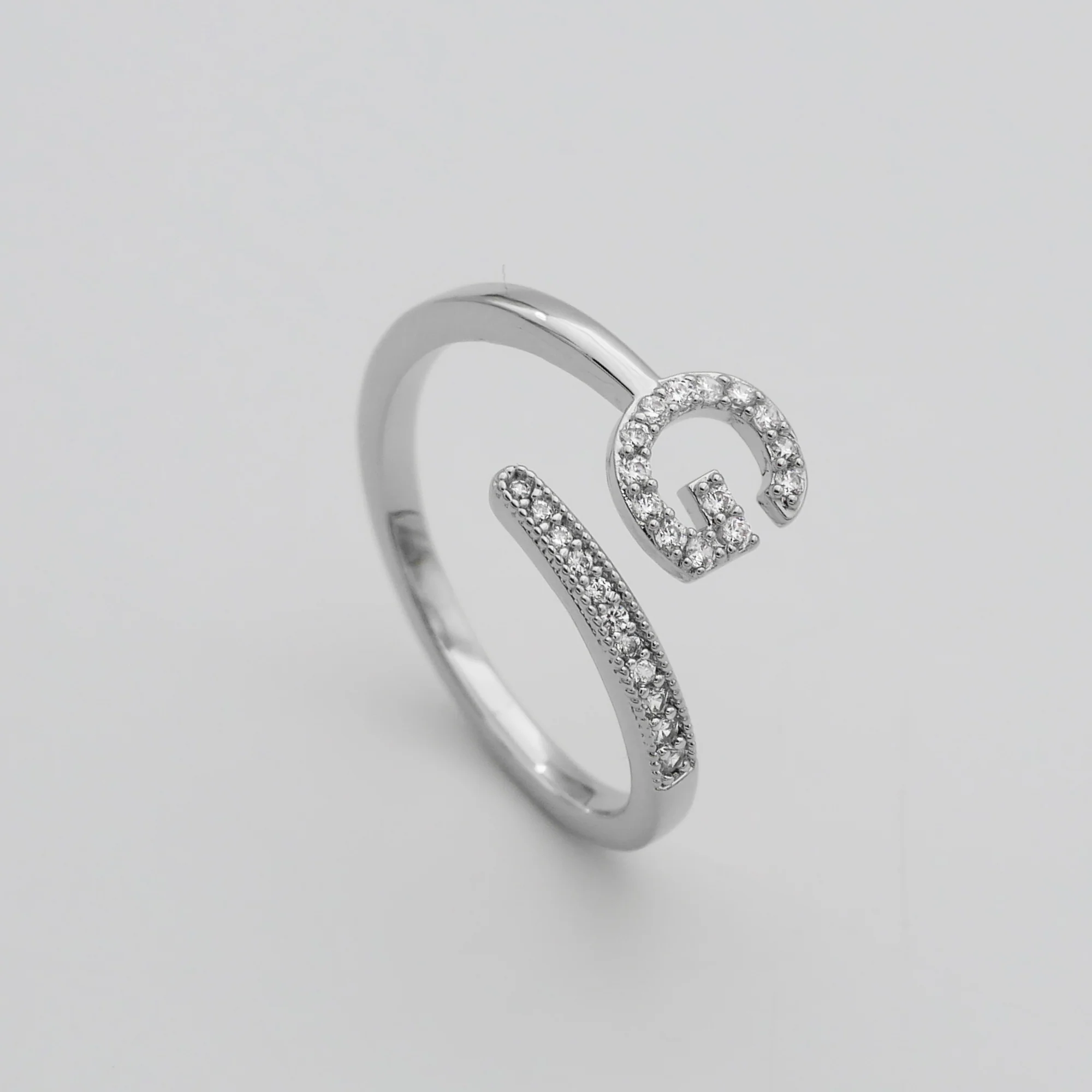 Pave Initial Ring - Image 38