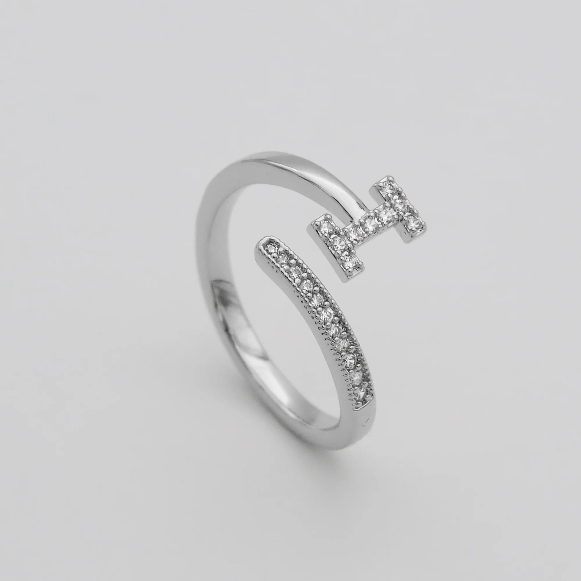 Pave Initial Ring - Image 40