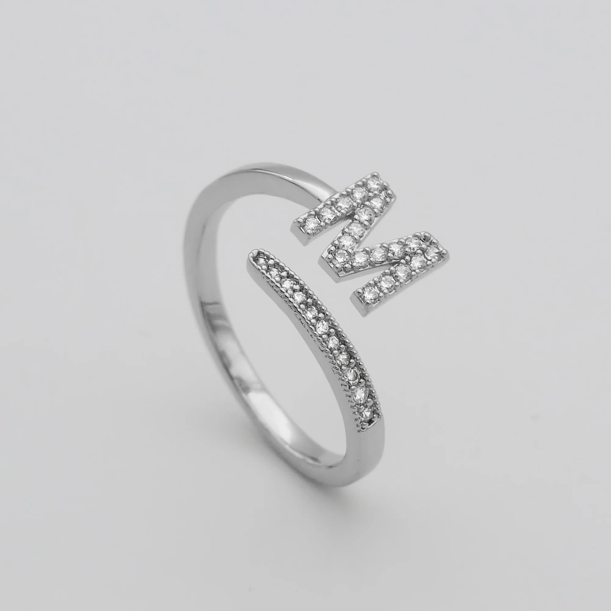 Pave Initial Ring - Image 44