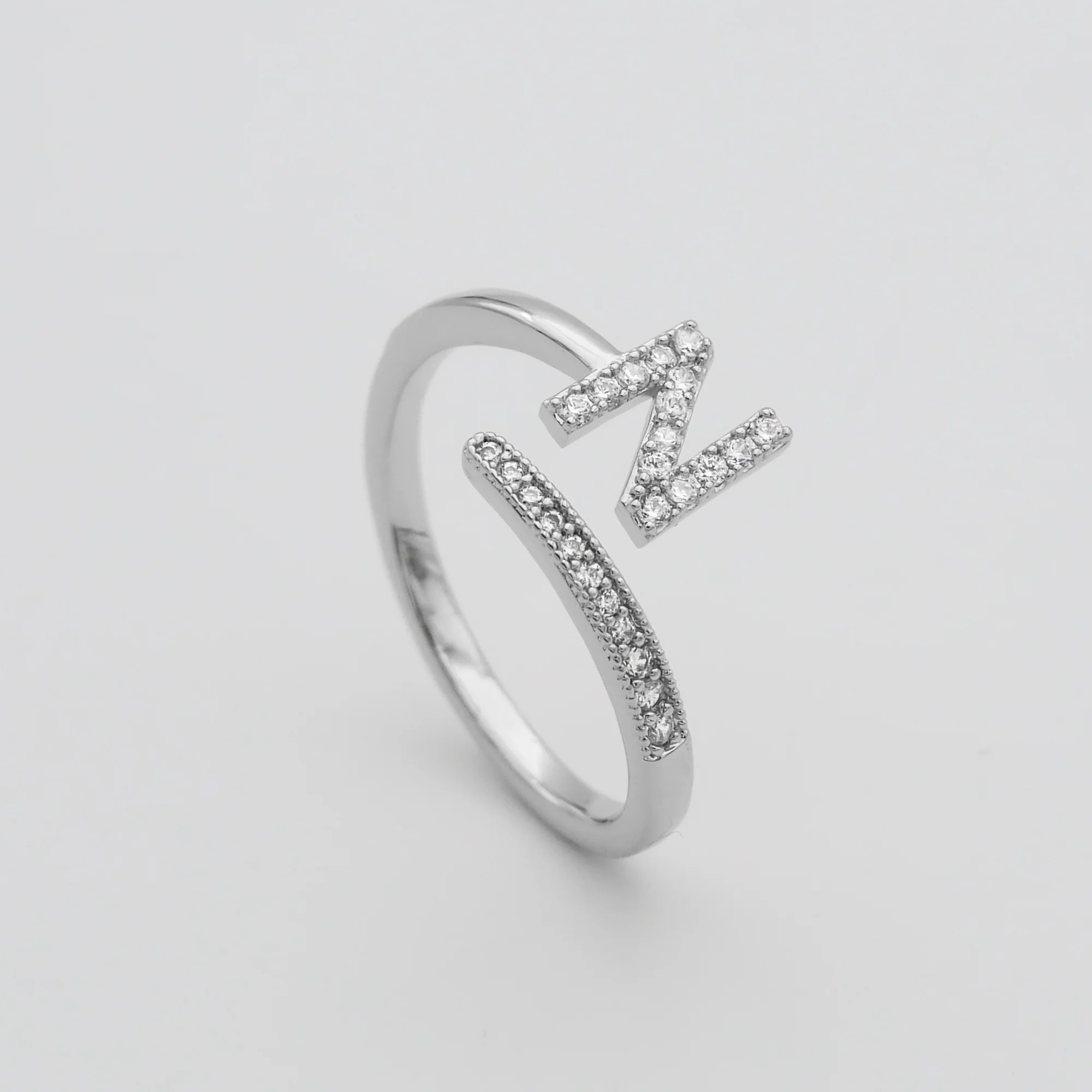 Pave Initial Ring - Image 45