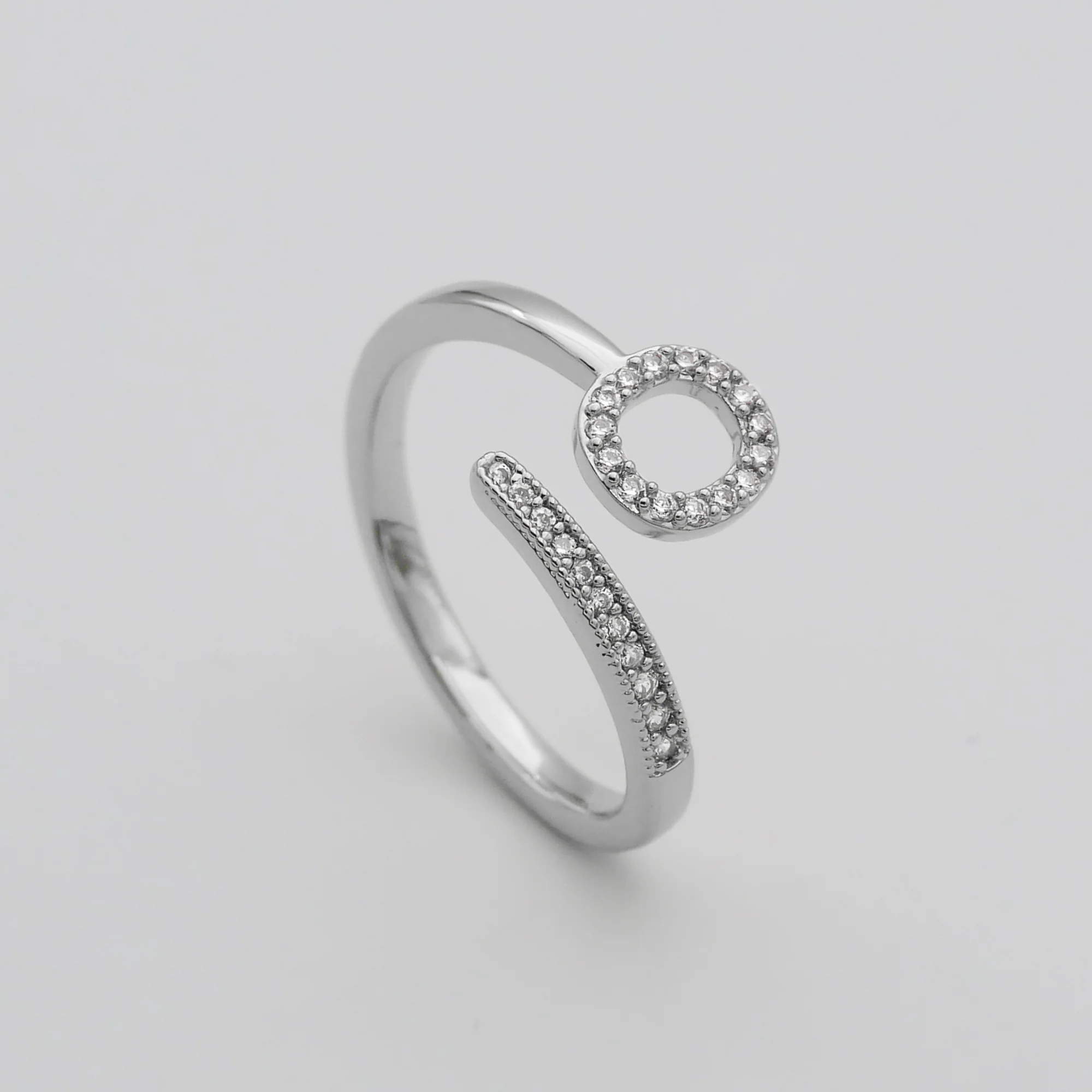 Pave Initial Ring - Image 46