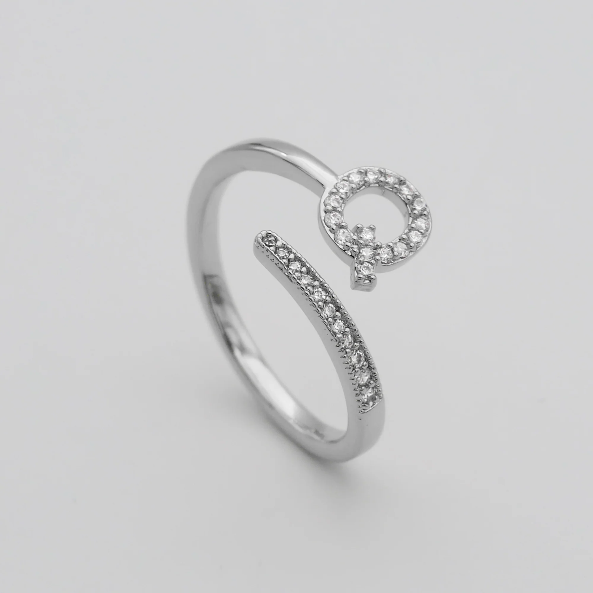 Pave Initial Ring - Image 48