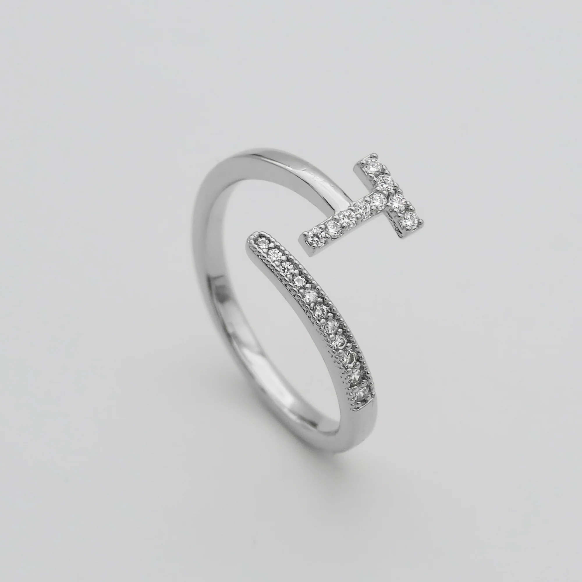 Pave Initial Ring - Image 51