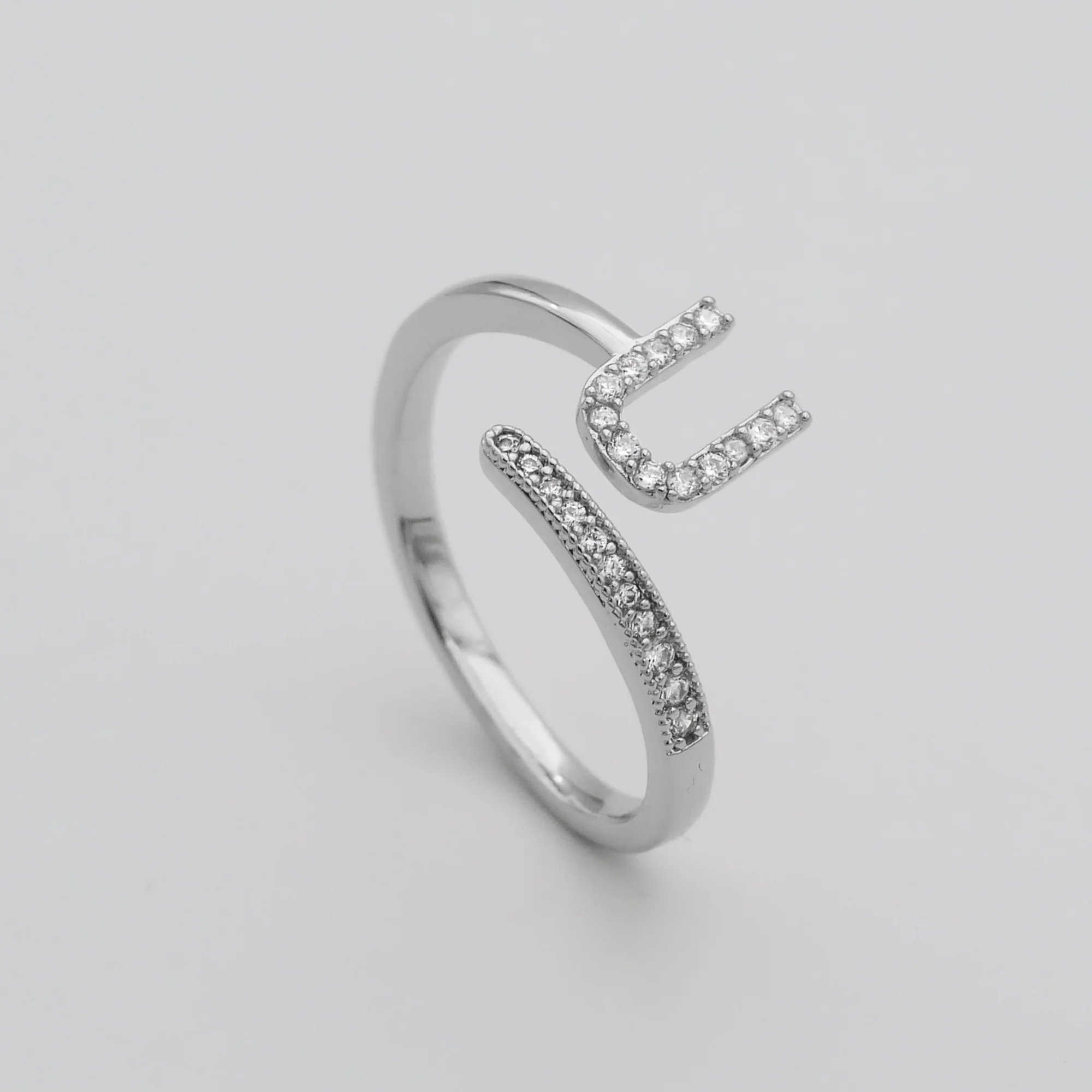 Pave Initial Ring - Image 52