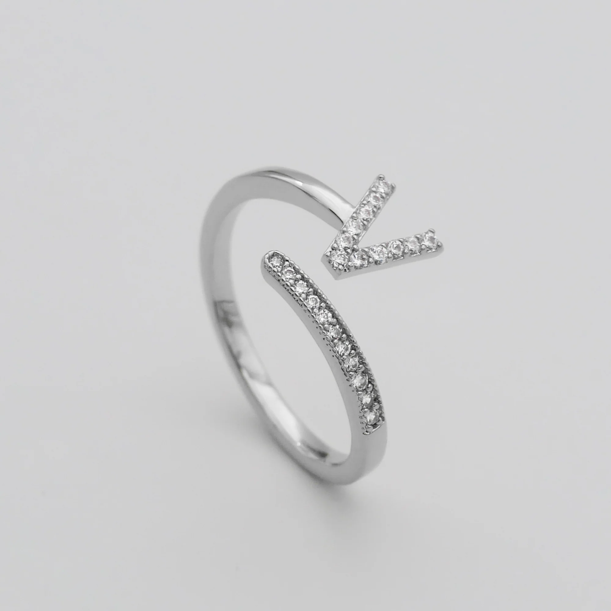 Pave Initial Ring - Image 53