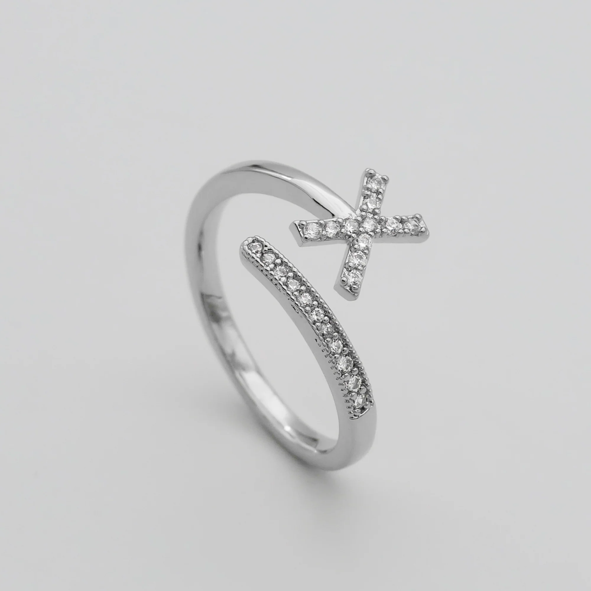 Pave Initial Ring - Image 55