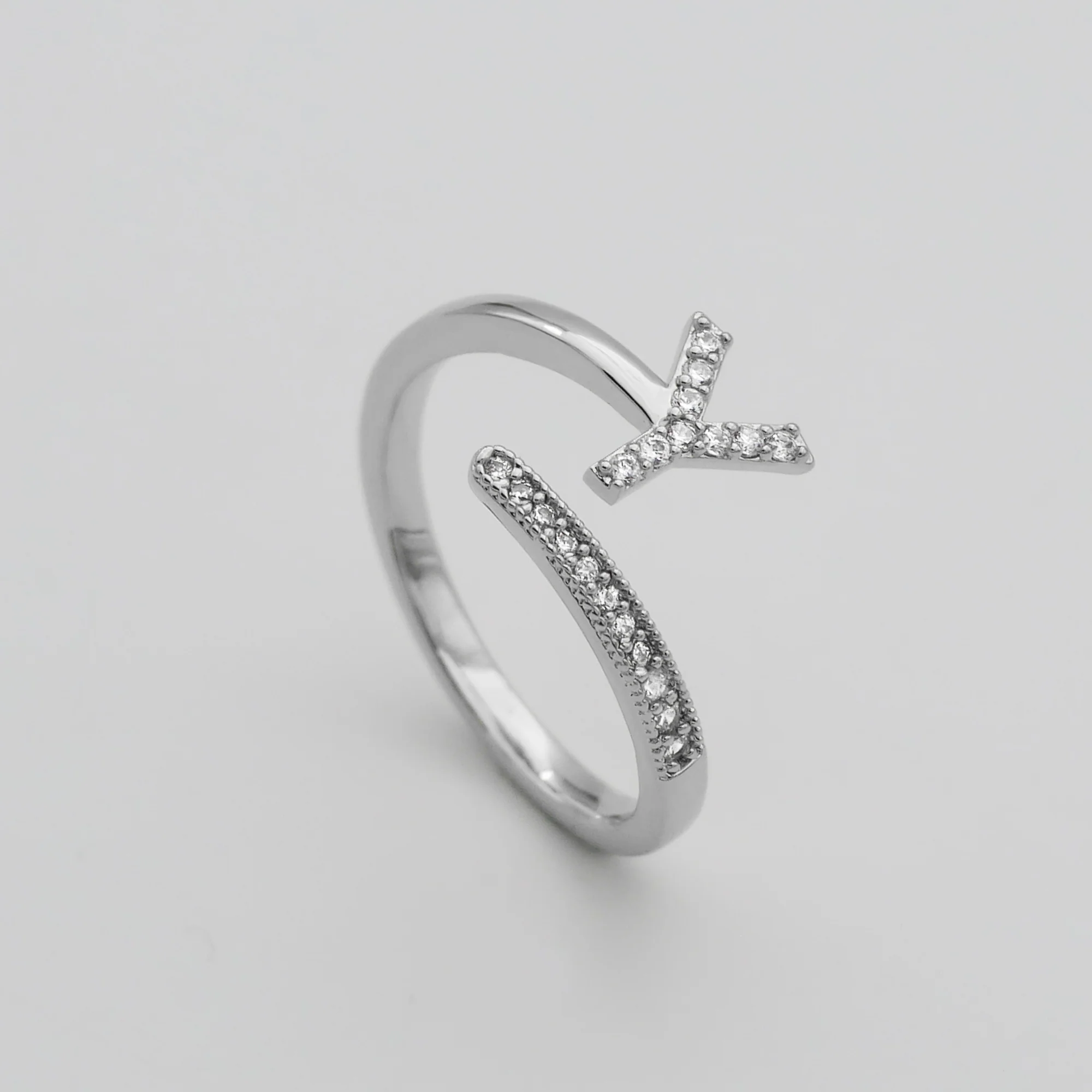 Pave Initial Ring - Image 56